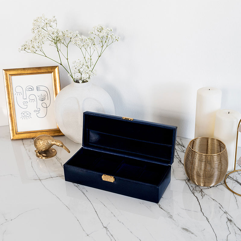 Leather Watch Box, Watch Organizer - Herzog