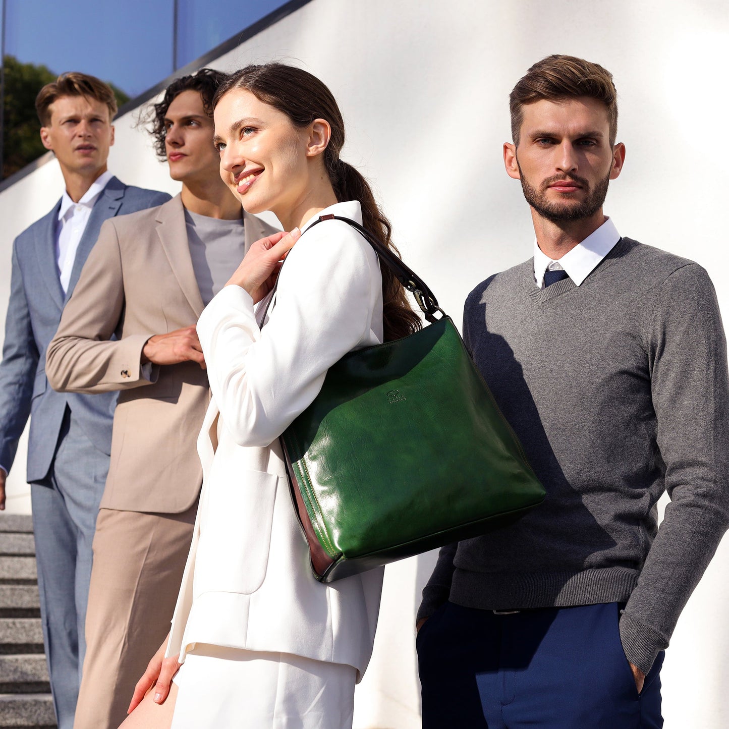 Leather Handbag - Vanity Fair For Women Time Resistance