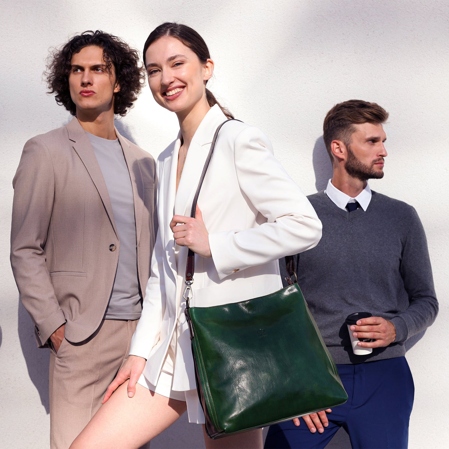Leather Handbag - Vanity Fair For Women Time Resistance