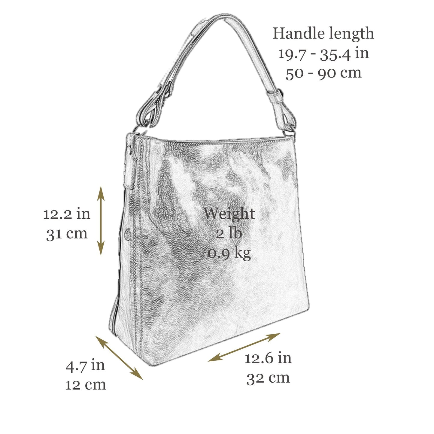 Leather Handbag - Vanity Fair For Women Time Resistance