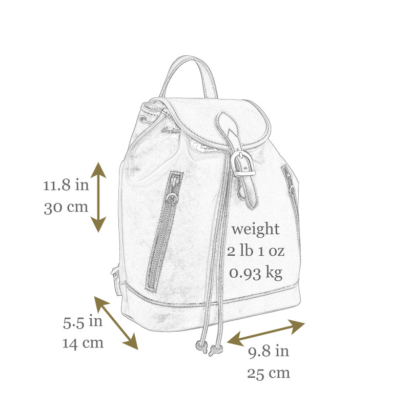 Leather Backpack - White Noise Backpack Time Resistance