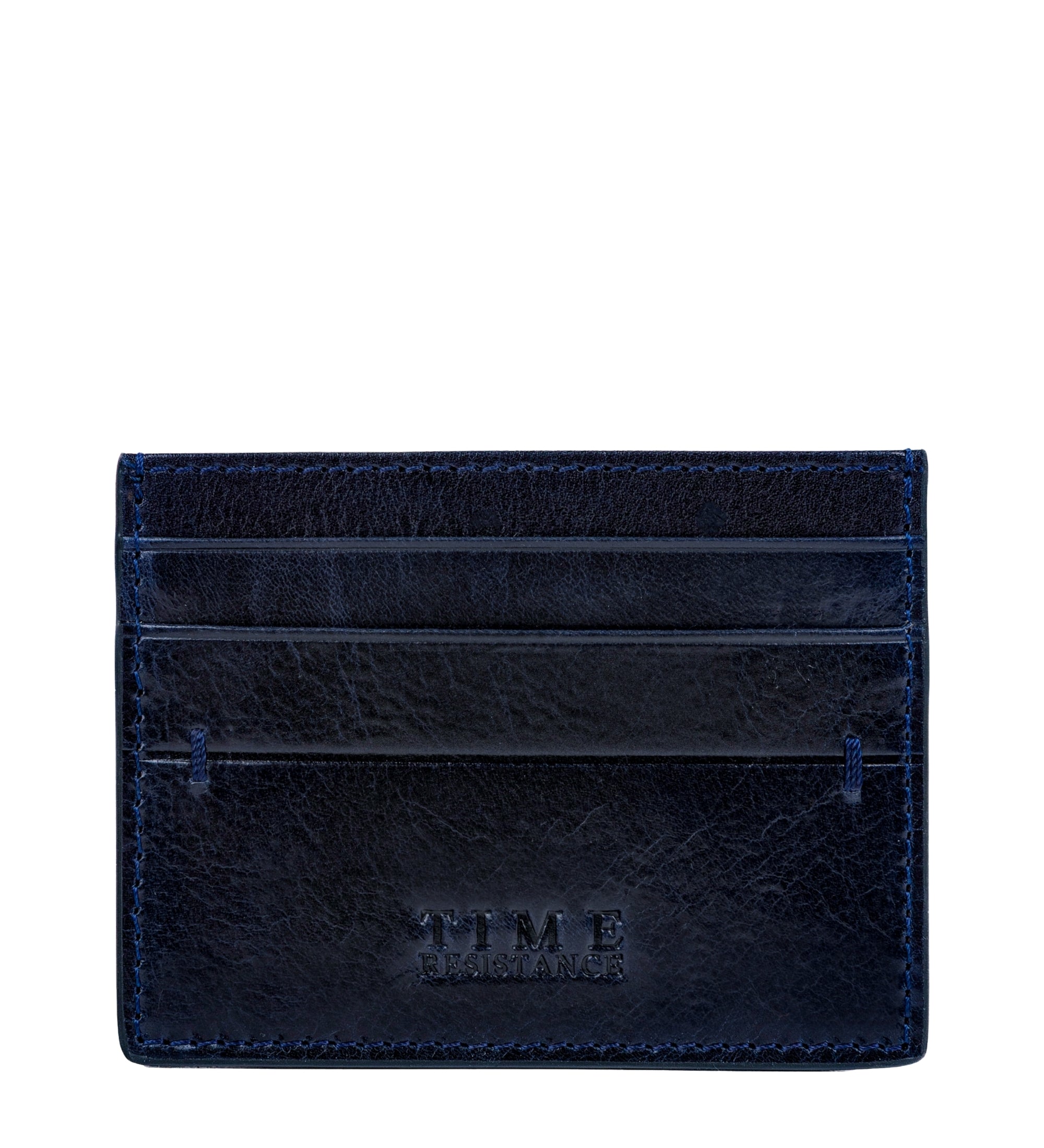 Womens Leather Credit Card Case Business Card Case - Fireflies