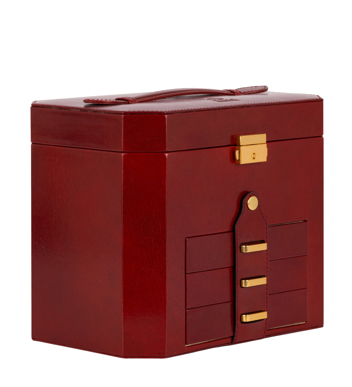 Large Leather Jewelry Box for Women - A Handful of Dust