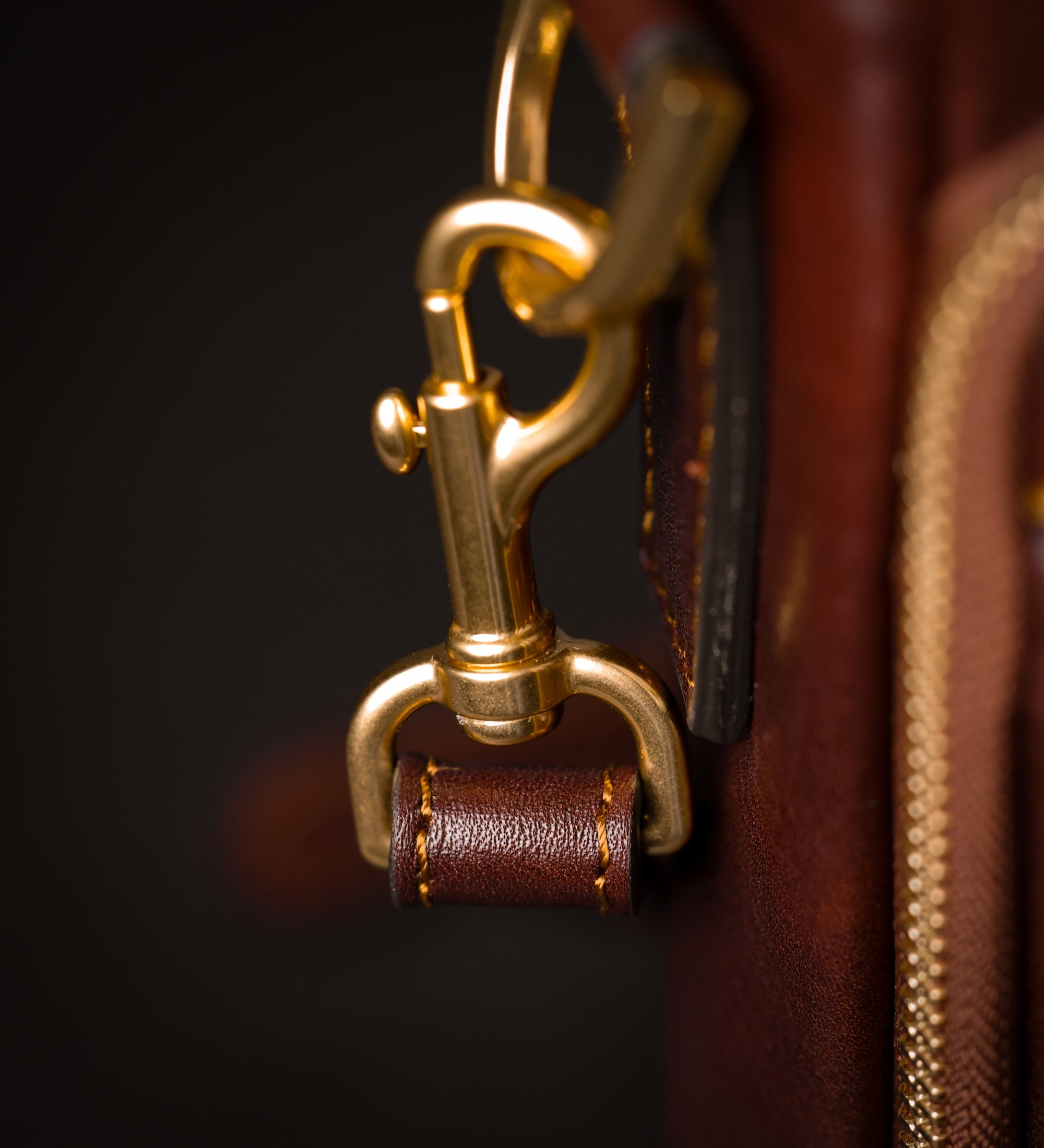 Leather Briefcase Laptop Bag - Orlando