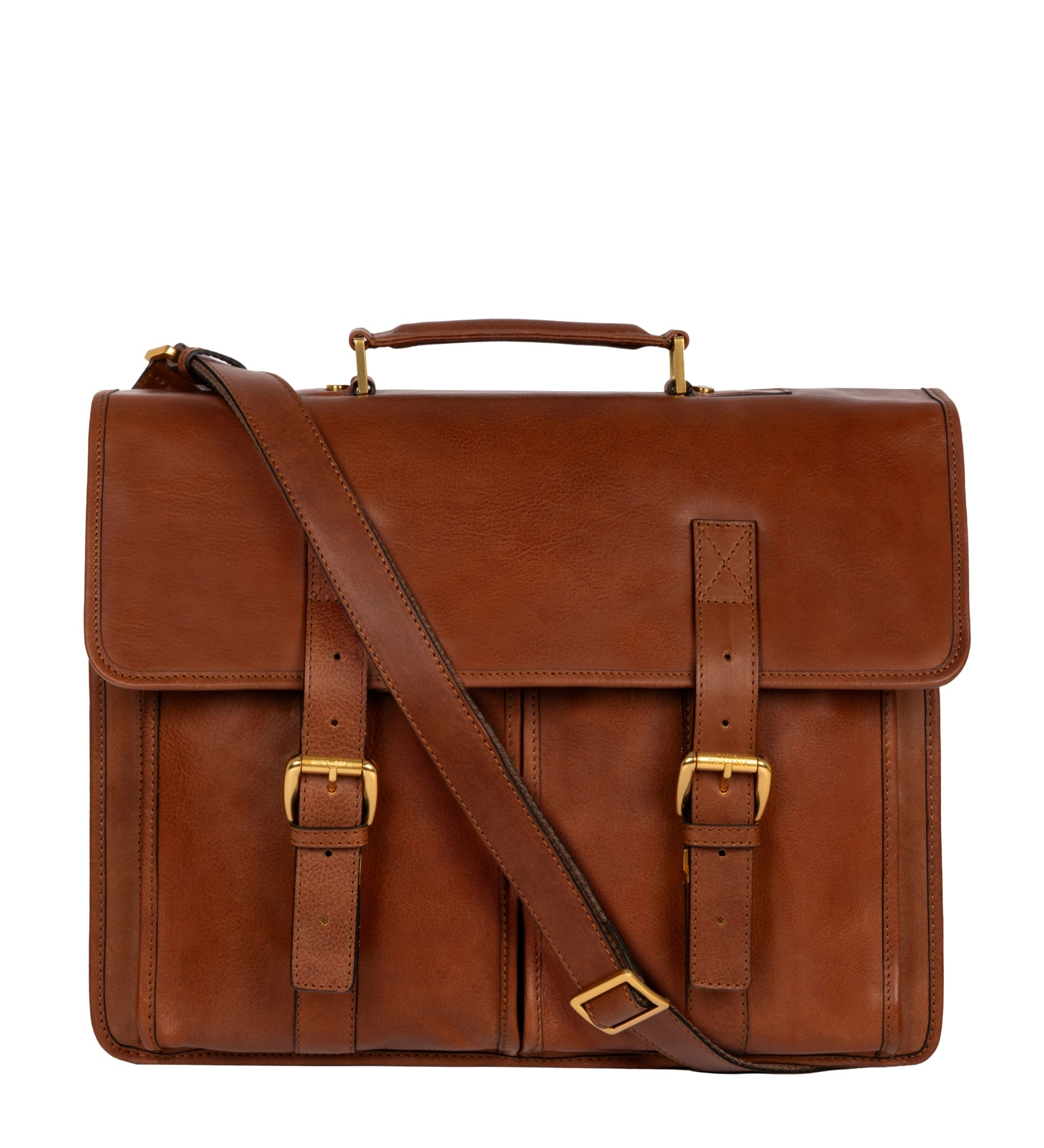 Leather Satchel Bag - The Time Machine