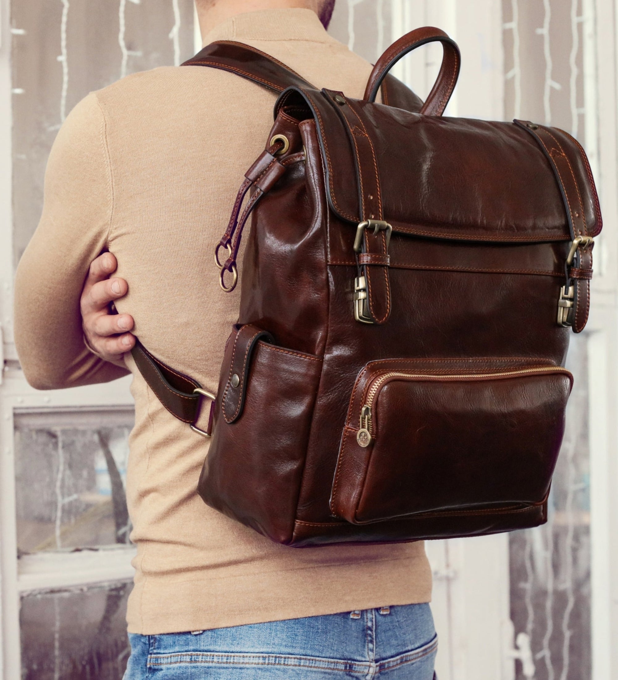 Leather Backpack Leather Backpack
