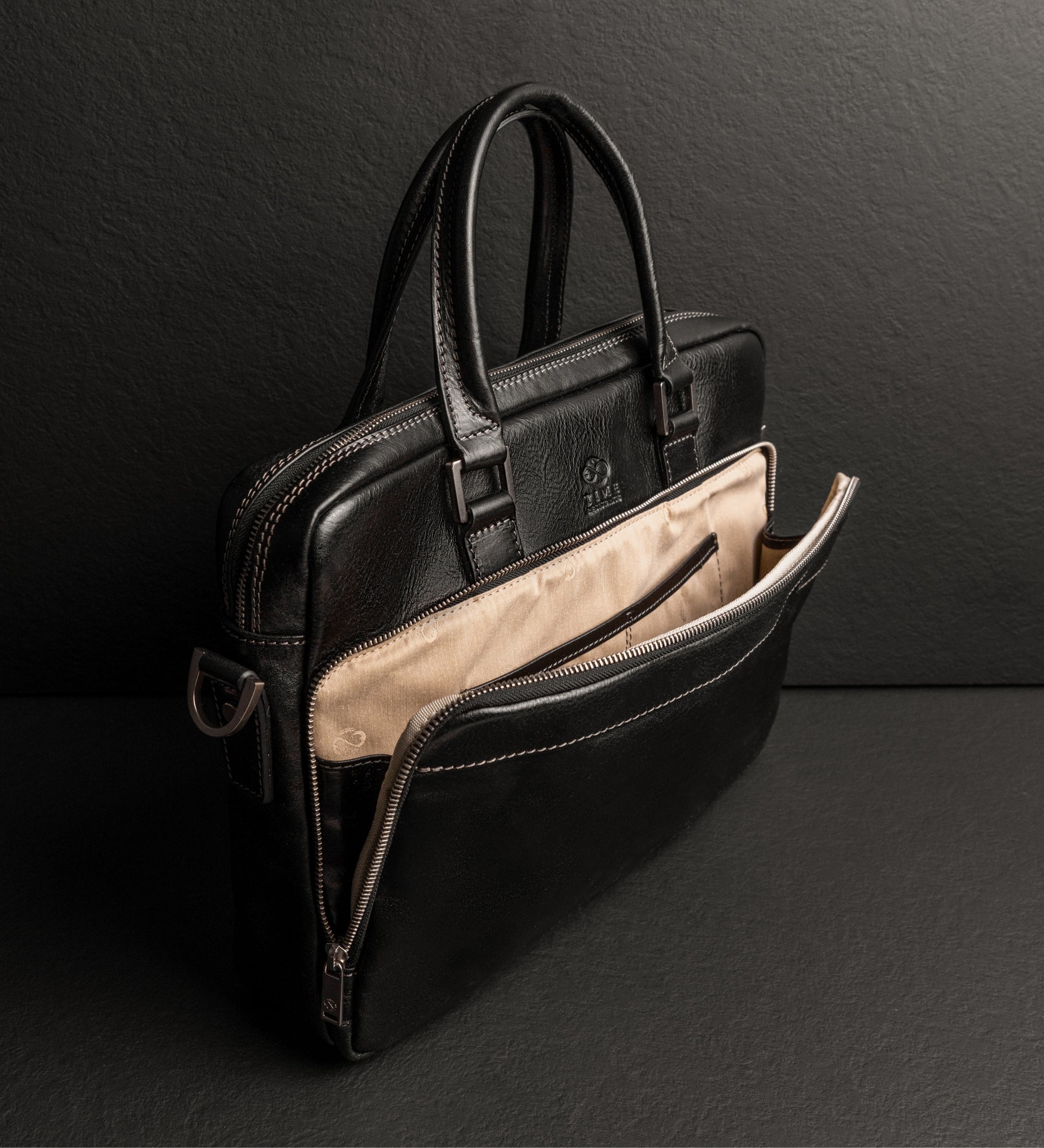 Leather Briefcase Laptop Bag - Orlando