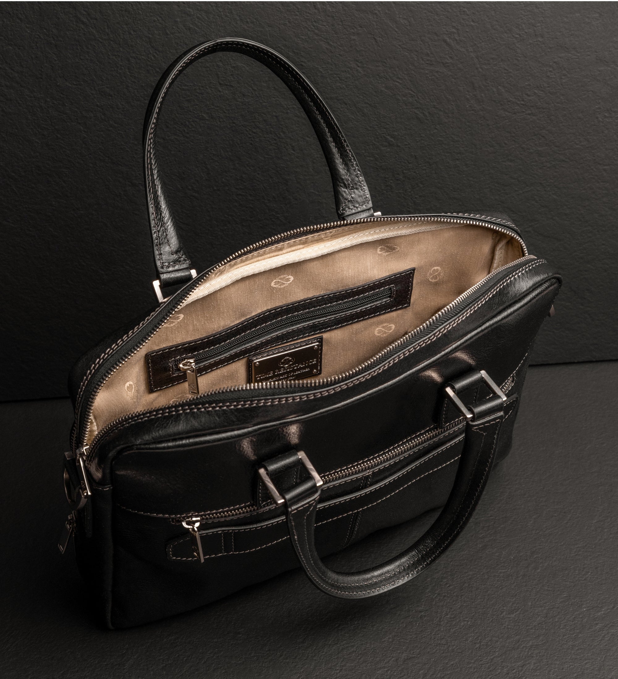 Leather Briefcase Laptop Bag - Orlando