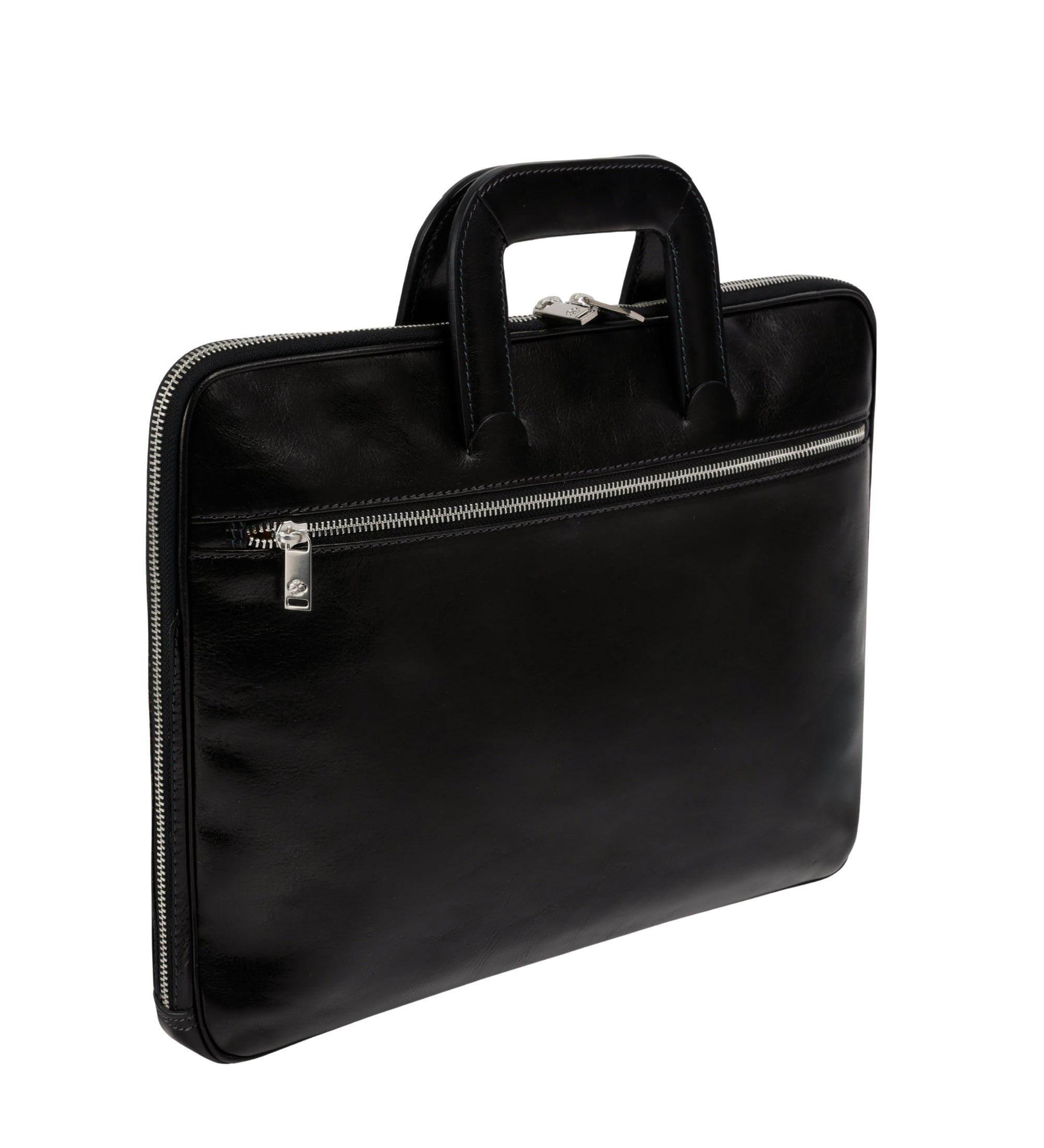 Womens Leather Briefcase Laptop Bag - Brave New World