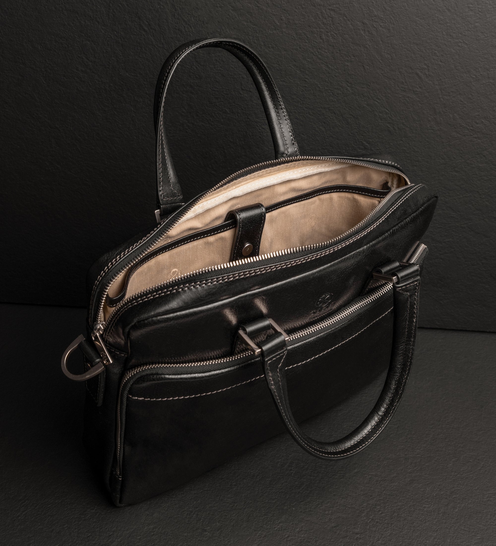 Leather Briefcase Laptop Bag - Orlando
