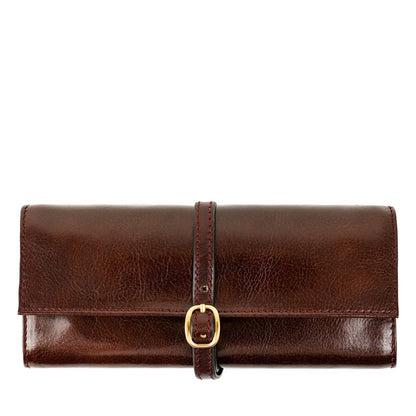 Leather Jewelry Case - Madame Bovary Accessories Time Resistance Brown  
