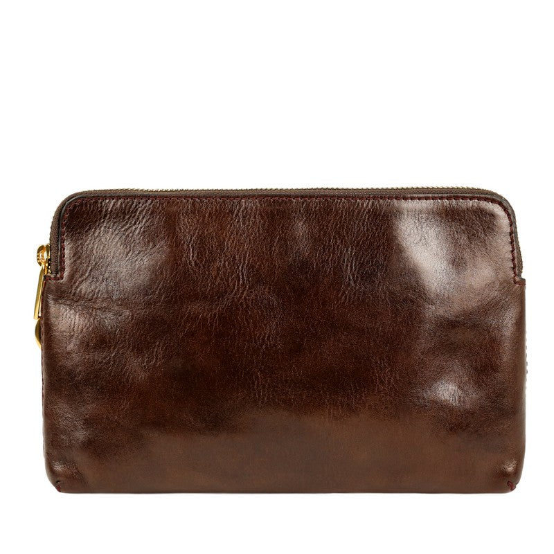 Leather Clutch - Ulysses Accessories Time Resistance Brown  