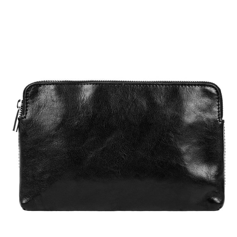 Leather Clutch - Ulysses Accessories Time Resistance Black  
