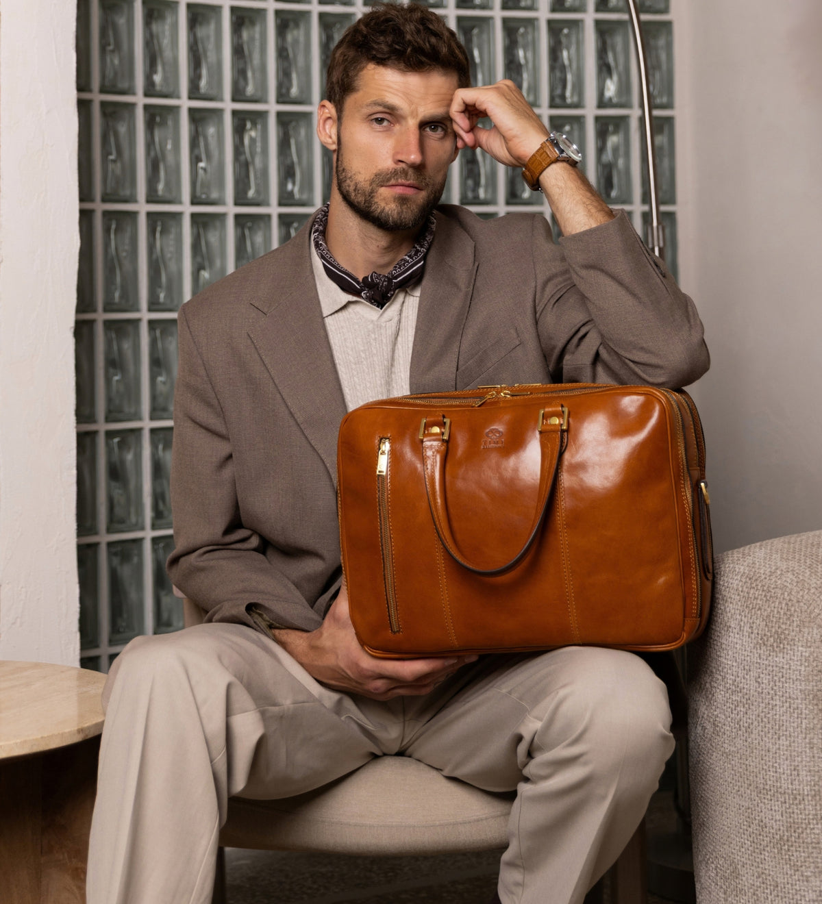 Leather Convertible Briefcase Backpack - A Farewell to Arms