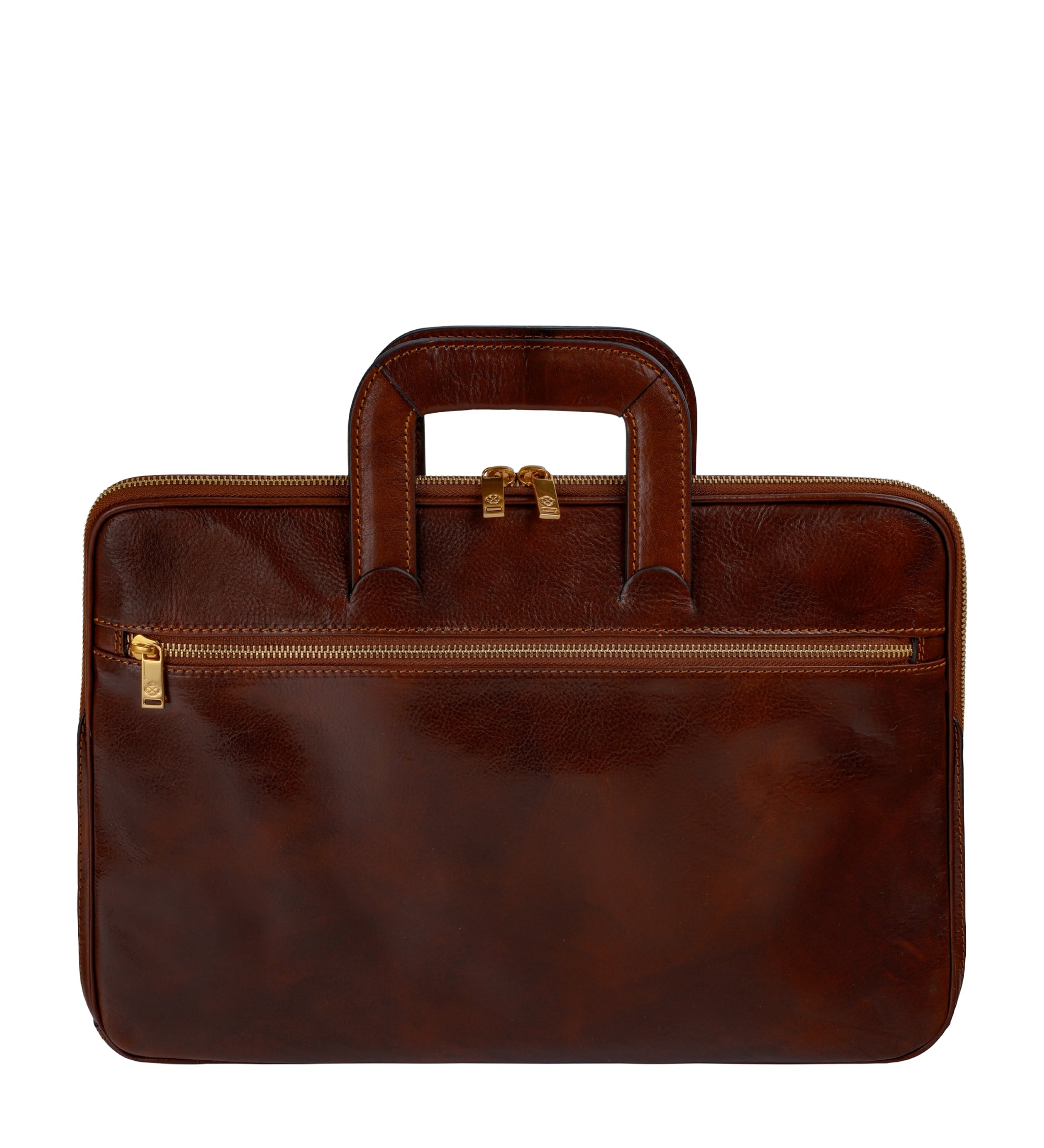 Womens Leather Briefcase Laptop Bag - Brave New World