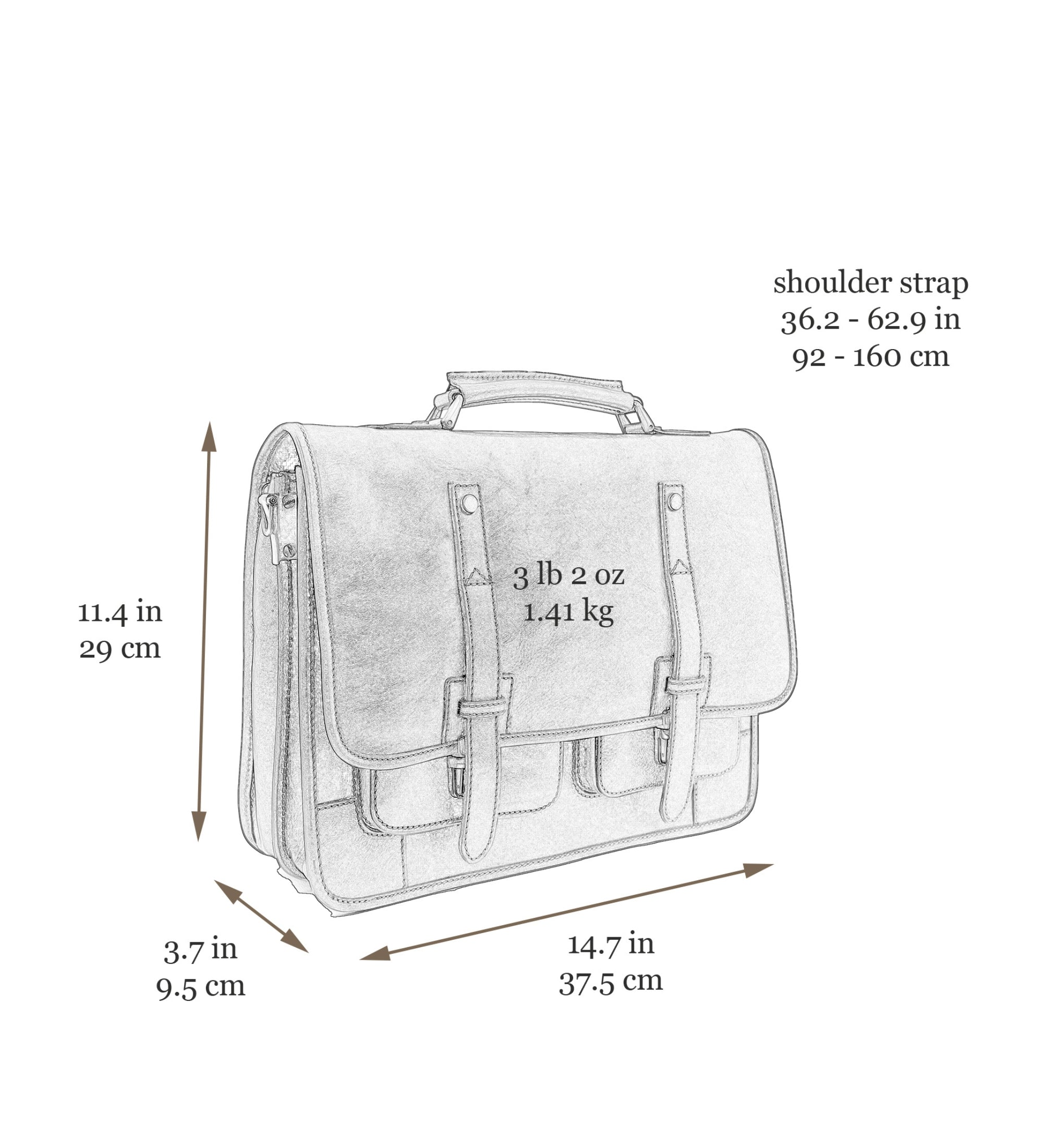 Leather Briefcase Backpack - A Midsummer Night's Dream