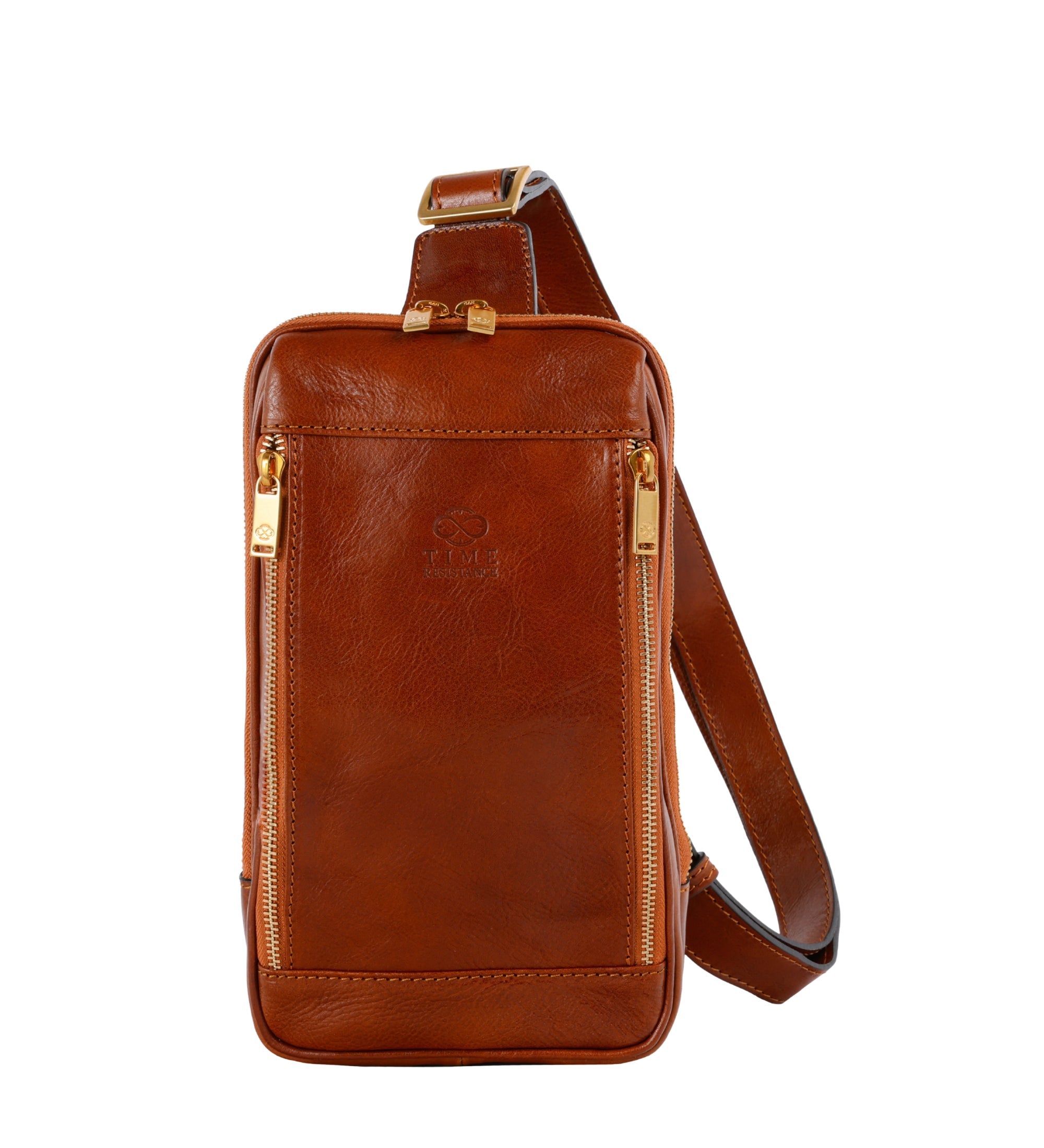 Leather Sling Bag Chest Bag - Kim