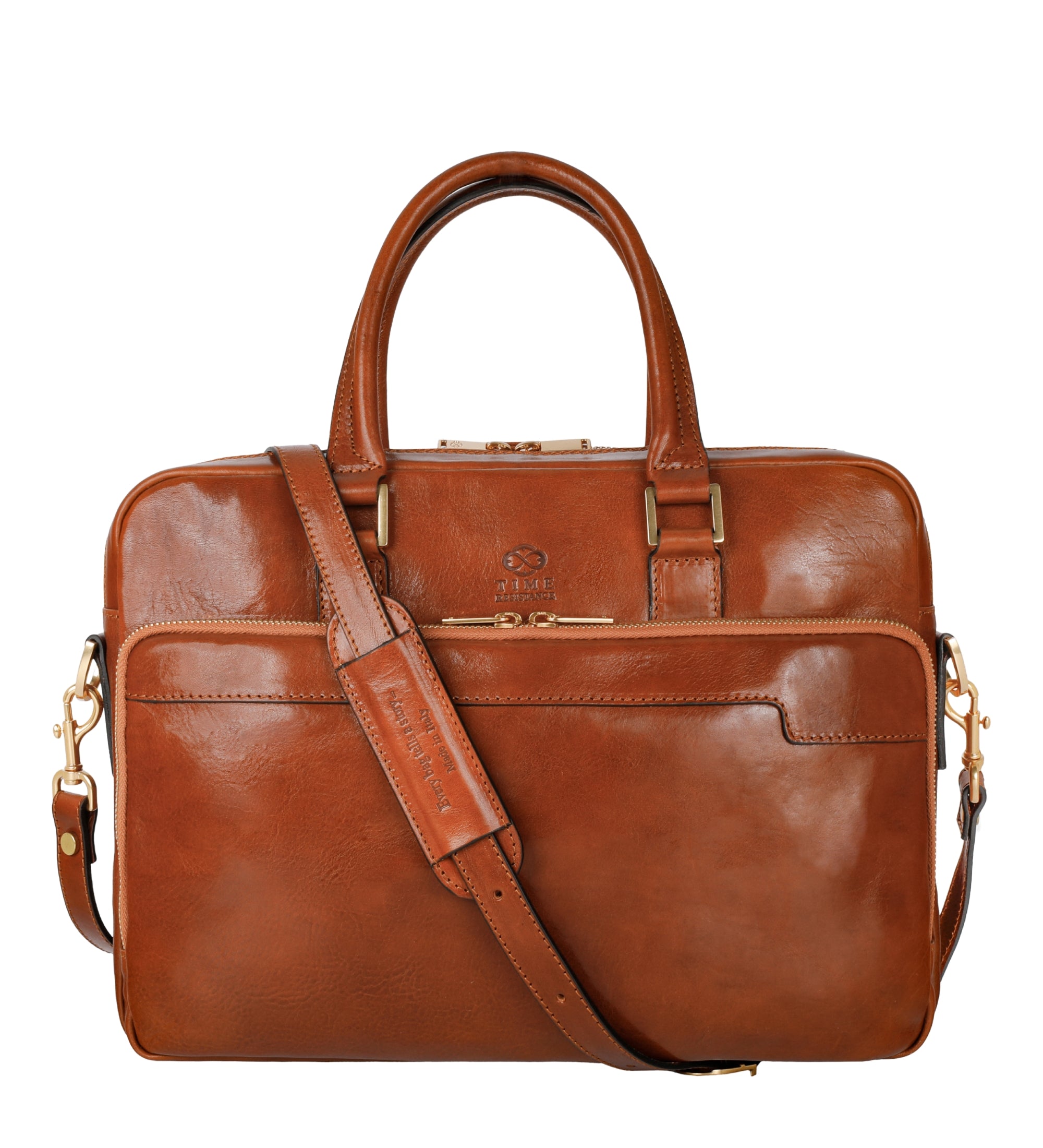 Leather Briefcase Laptop Bag - Orlando