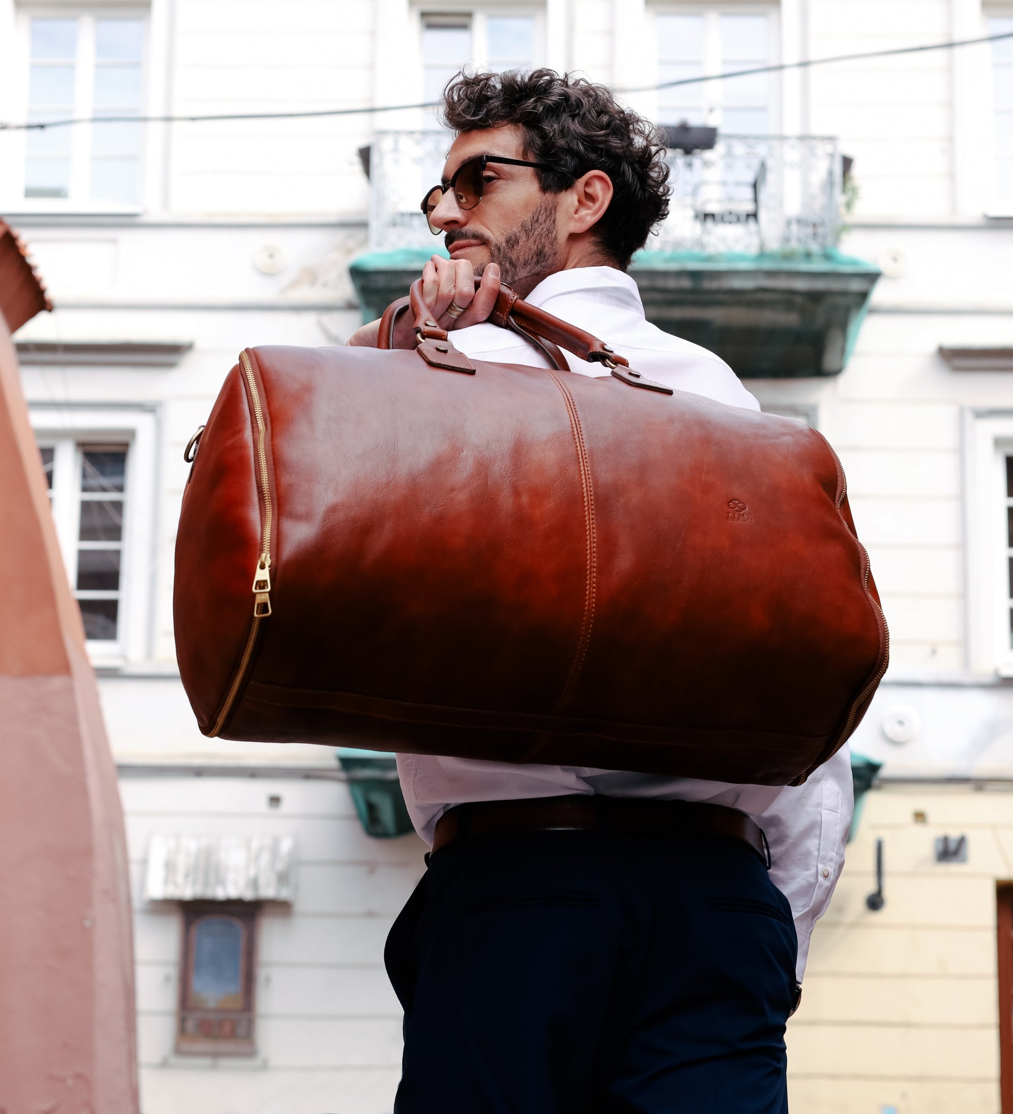 Leather Garment Bag Duffel Bag Paradise Lost –