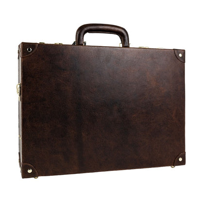 Large Leather Attaché Case Briefcase - Parade's End