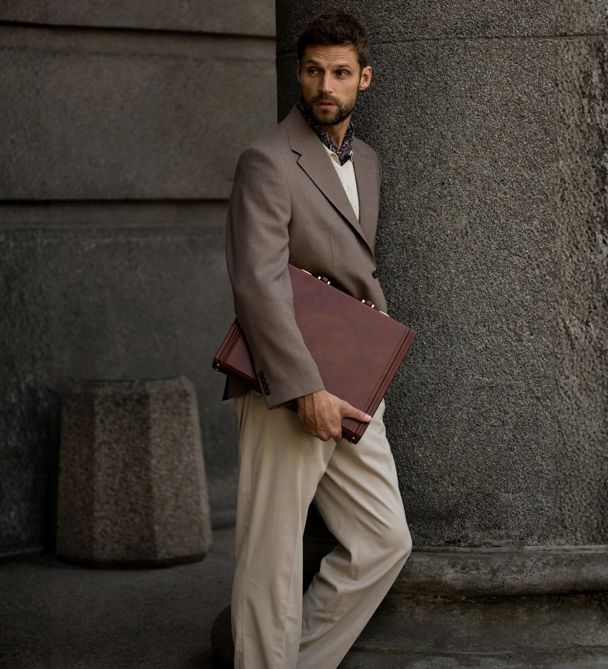 Leather Attaché Case Briefcase - Fatherland