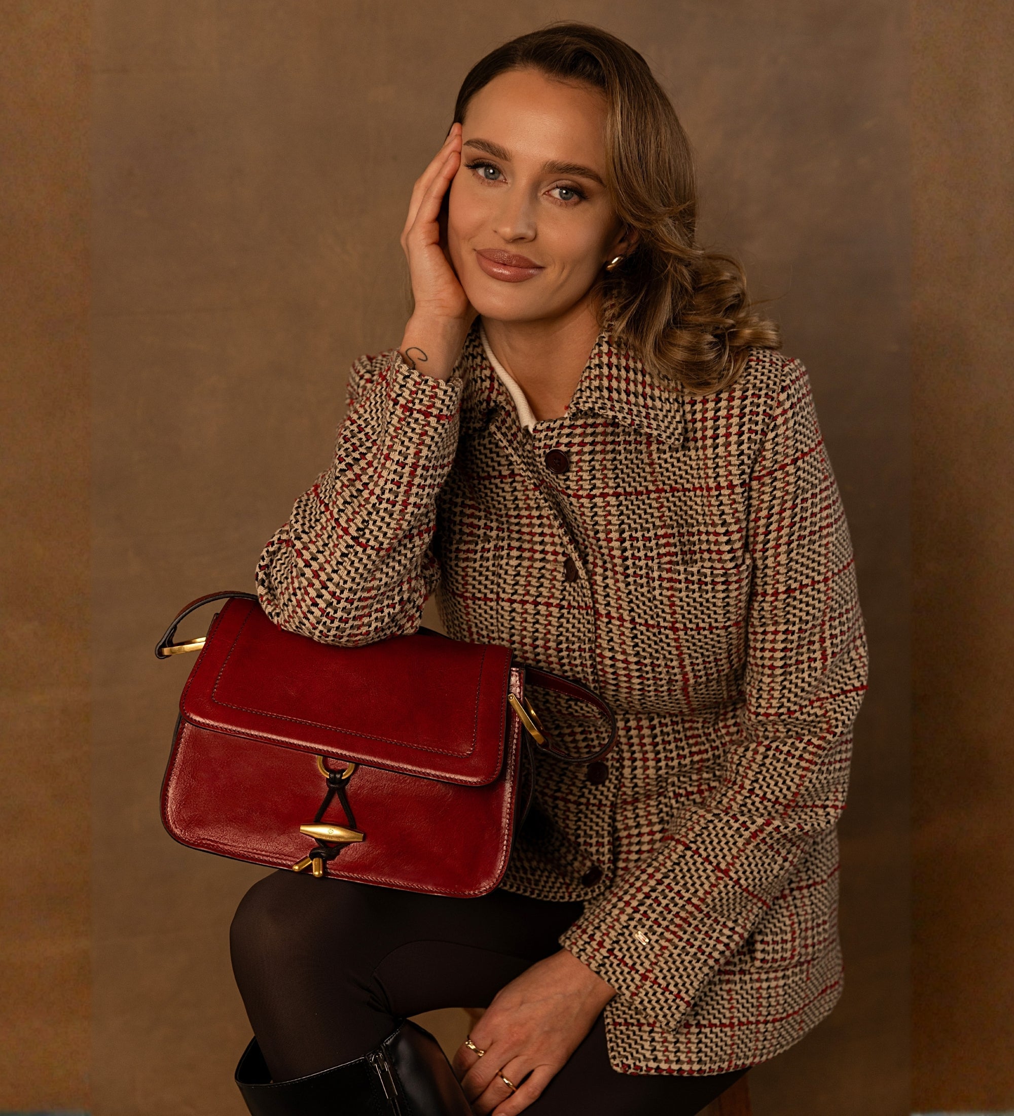 Leather Flap Bag for Women - Possession