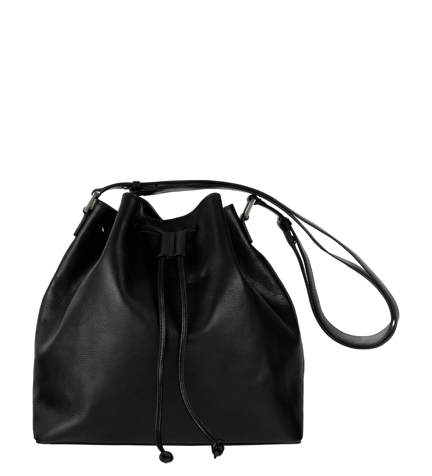 Leather Bucket Bag for Women - Sybil