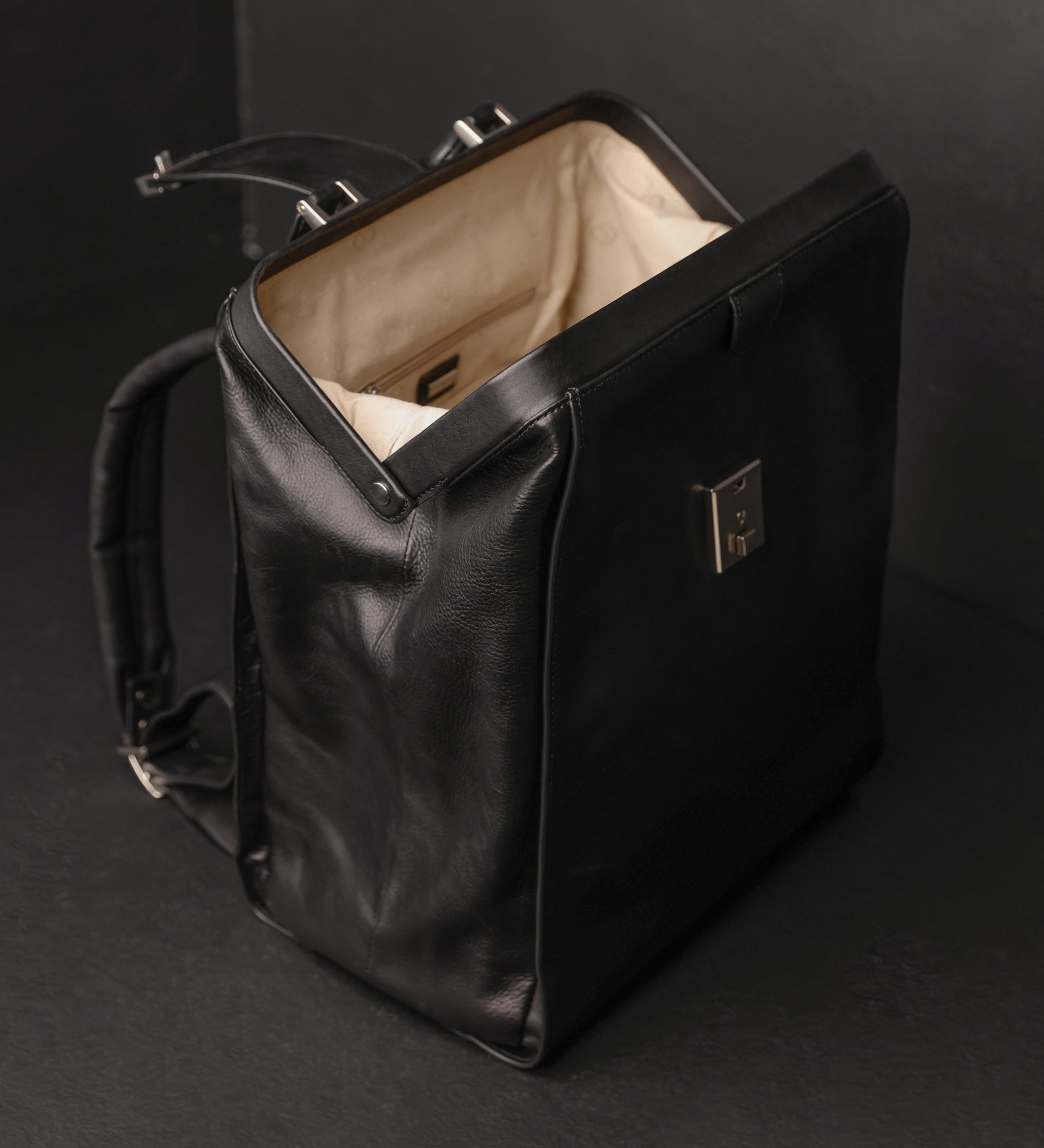 Leather Backpack - A Brief Story of Time