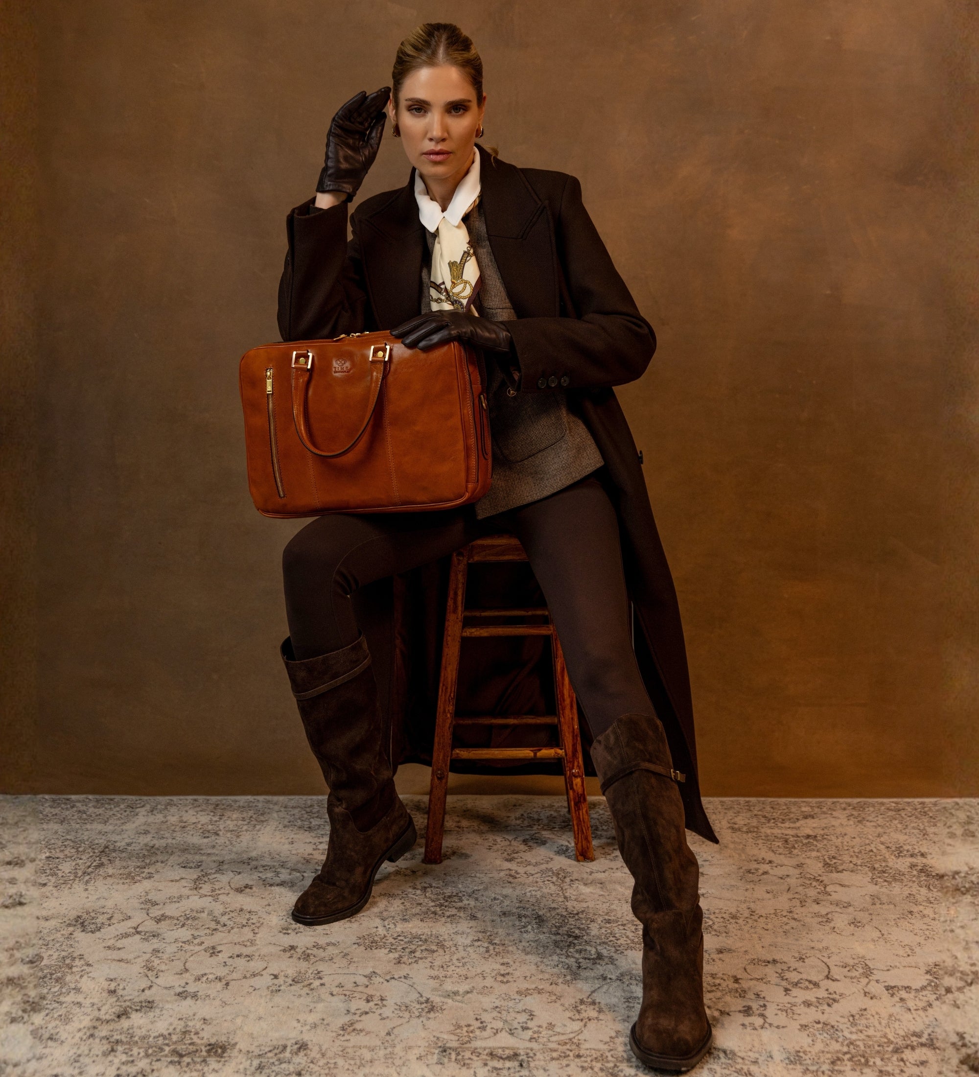 Womens Leather Convertible Bag Backpack - A Farewell to Arms