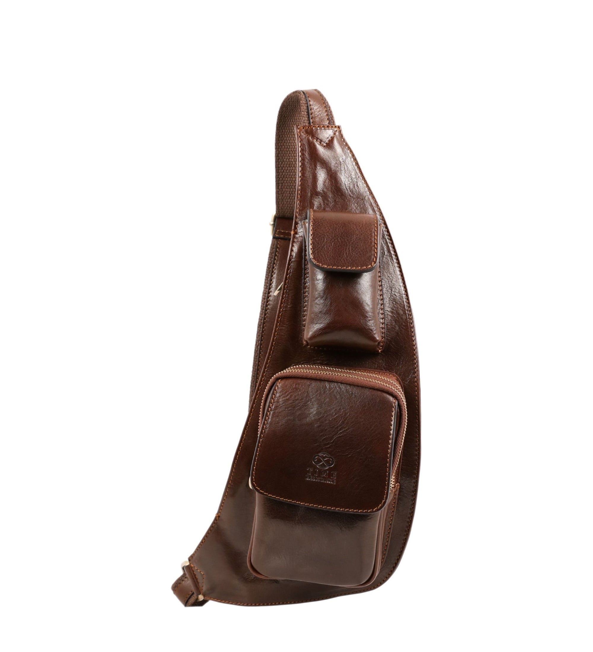 Leather Sling Bag Crossbody Bag - The Monk – timeresistance.com