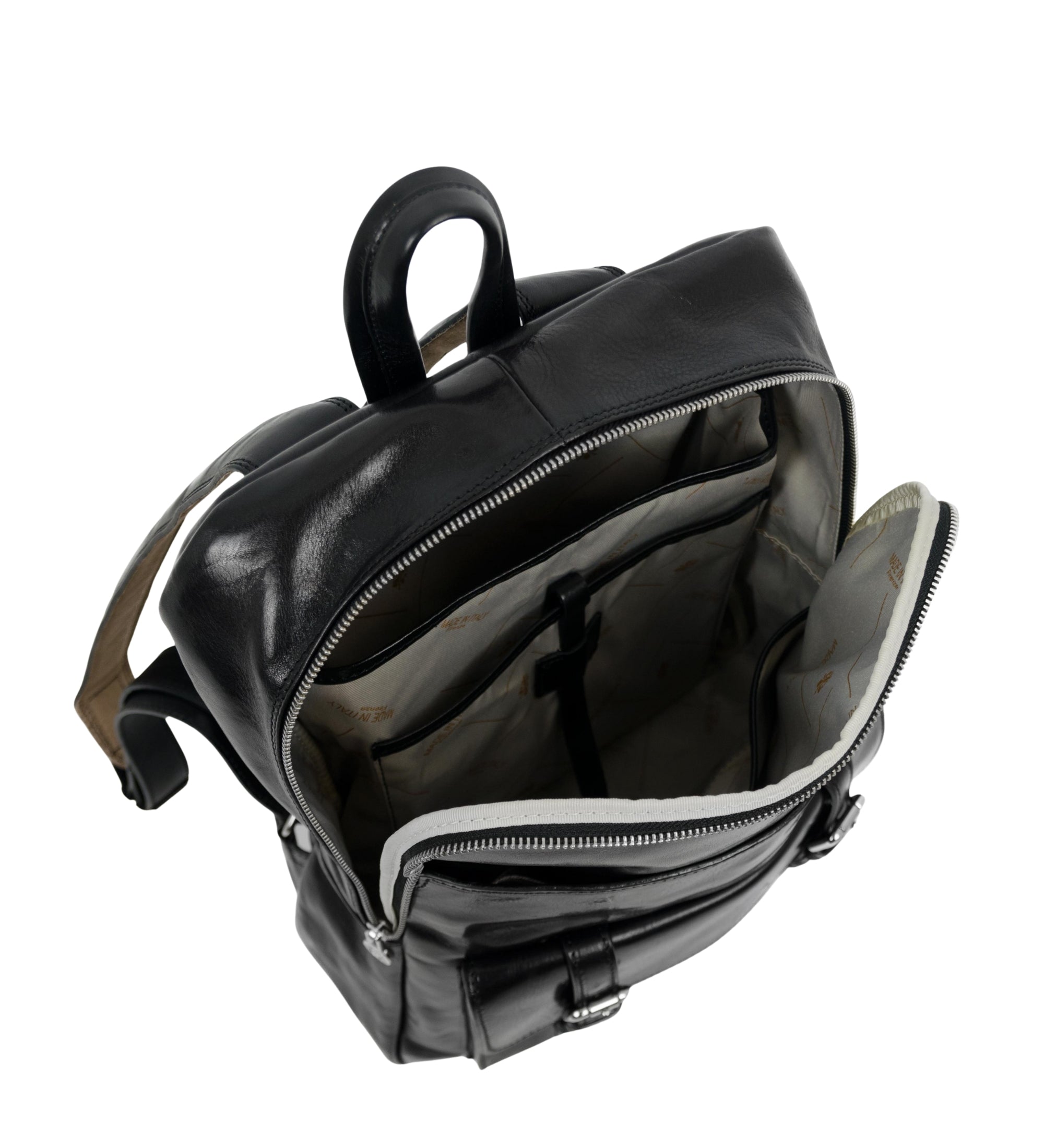 Womens Leather Backpack Travel Bag - The Divine Comedy
