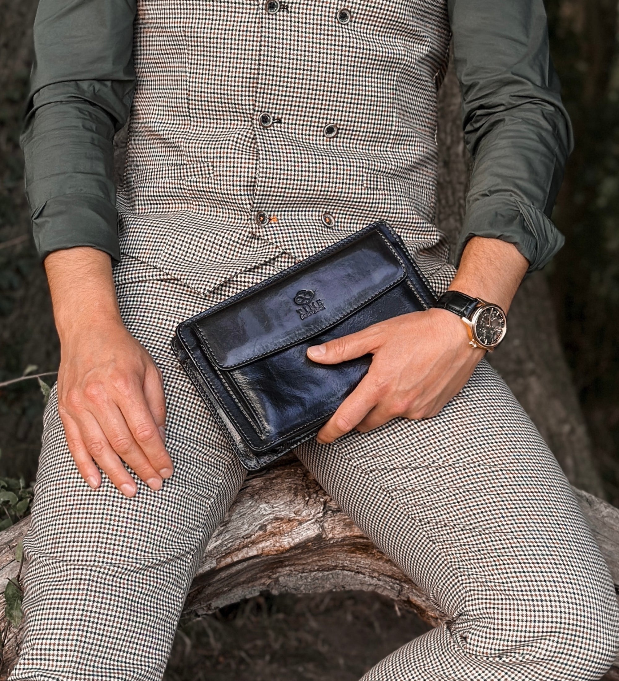 Leather Clutch Purse - Decameron – timeresistance.com
