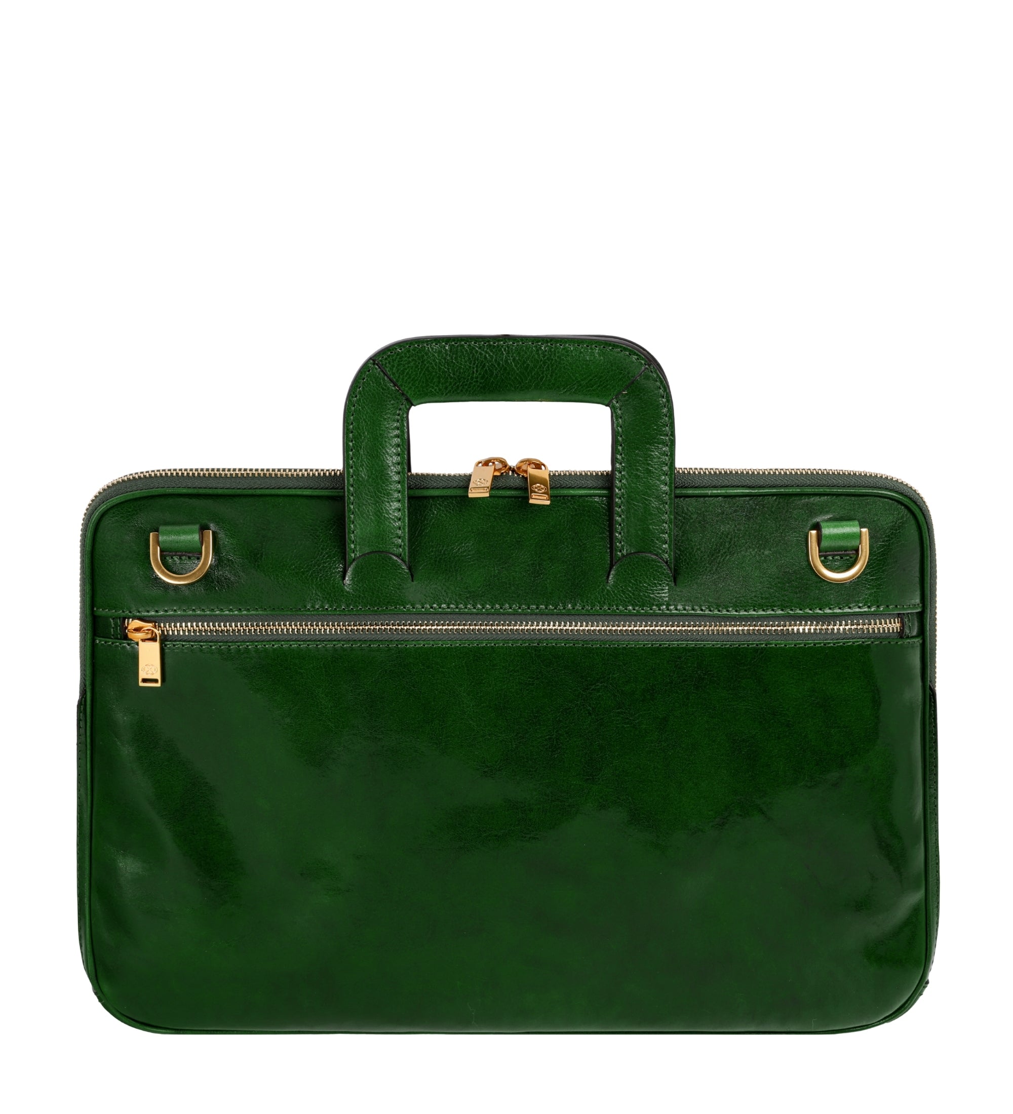 Womens Leather Briefcase Laptop Bag - Brave New World