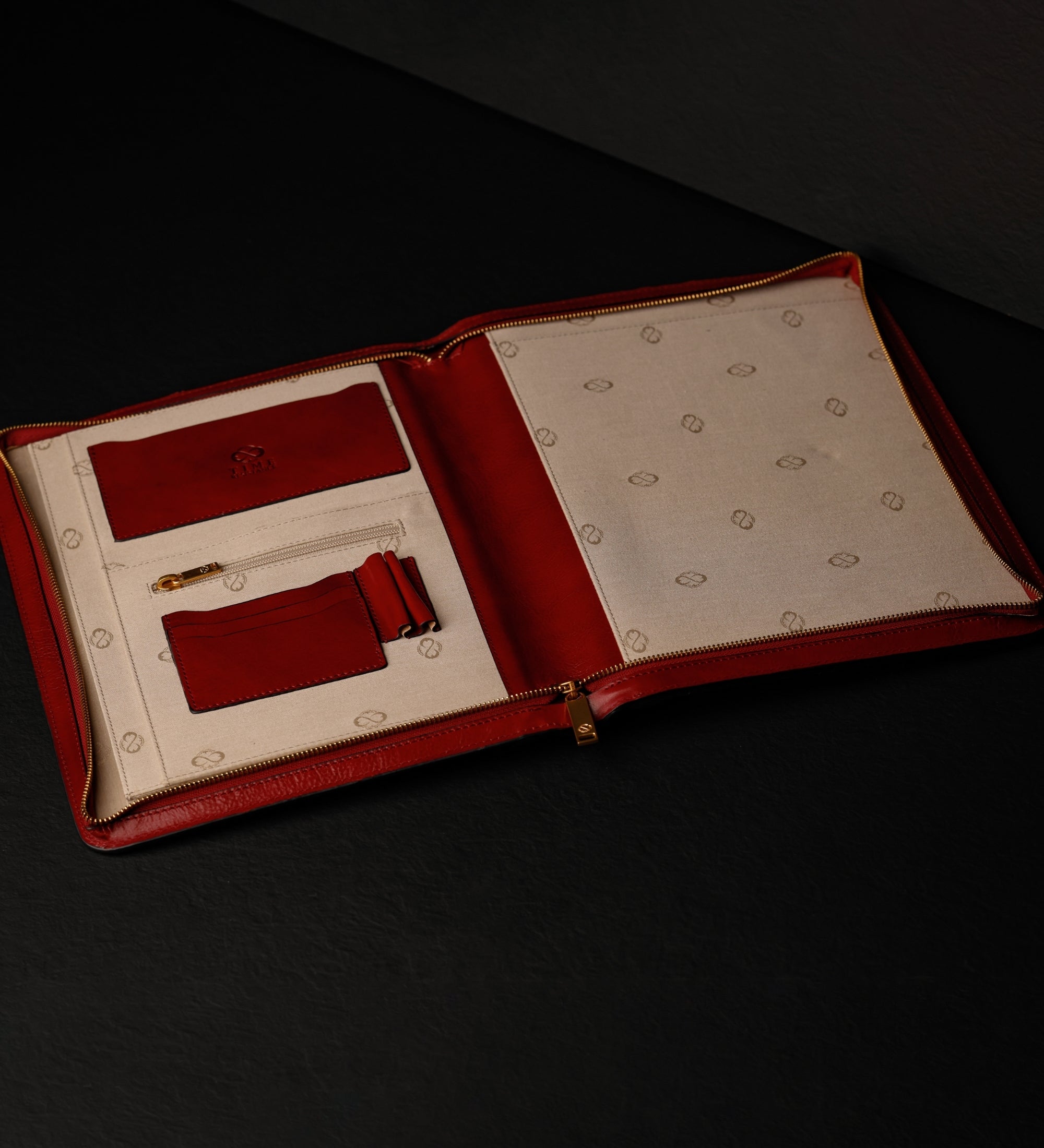 Leather A4 Documents Folder Organizer - Candide