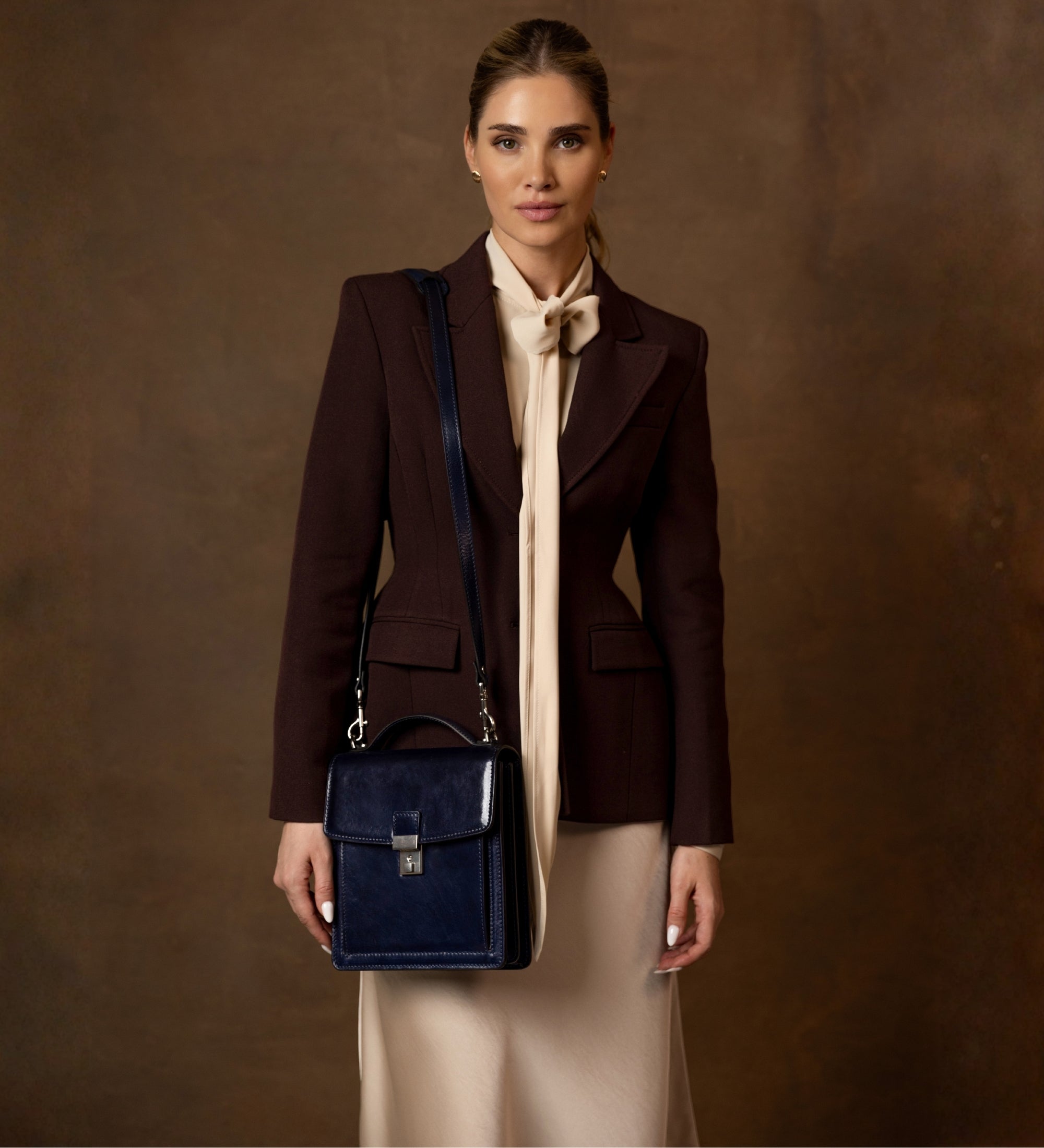 Small Leather Briefcase for Women - Walden