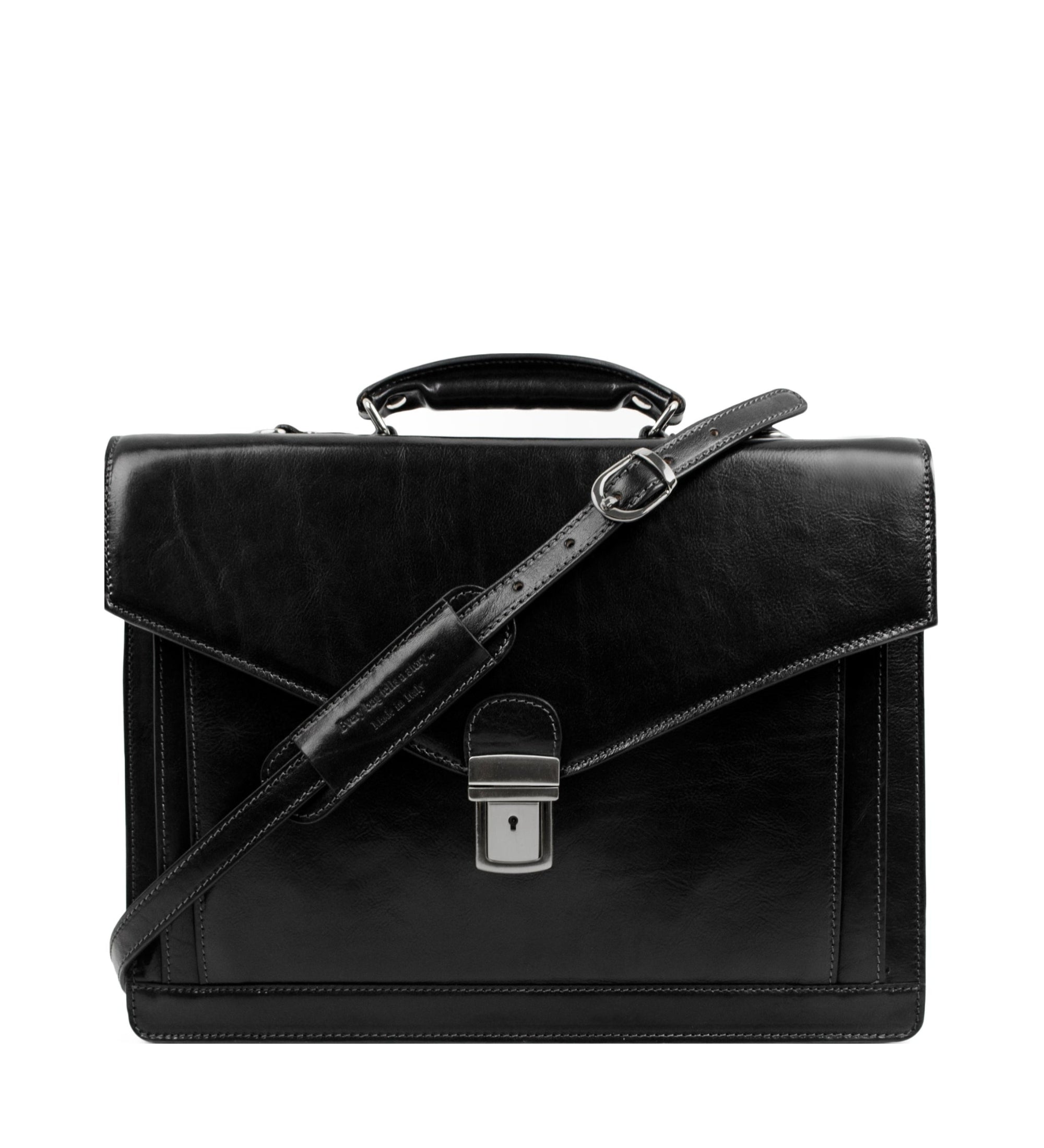 Classic Design Leather Briefcase The Magus – - Main Image