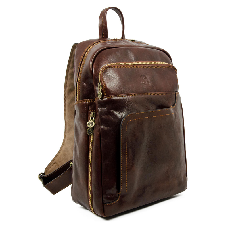 Large Leather Backpack - L.A. Confidential – Time Resistance