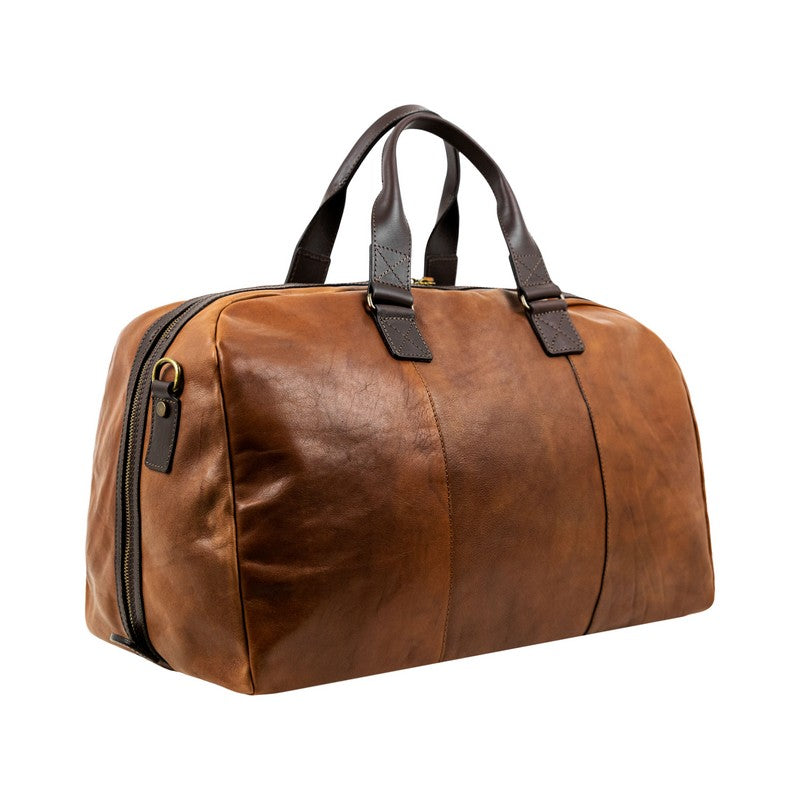 Leather Duffel Bag - The Day of The Locust Duffel Bag Time Resistance   