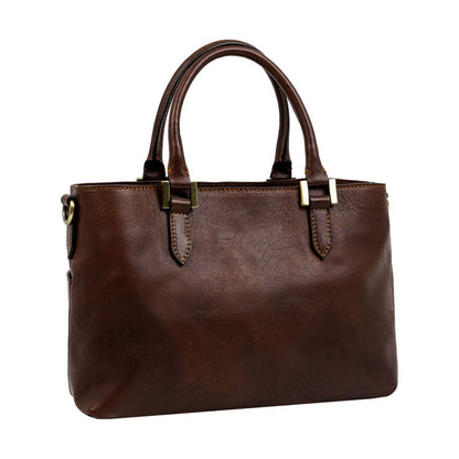Leather Handbag Shoulder Bag - Camilla  Time Resistance   