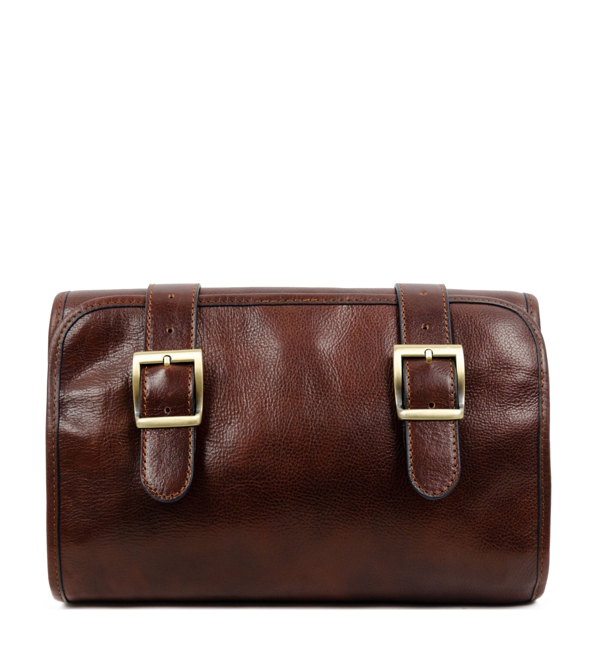 Womens Leather Hanging Wash Bag Toiletry Bag Dracula