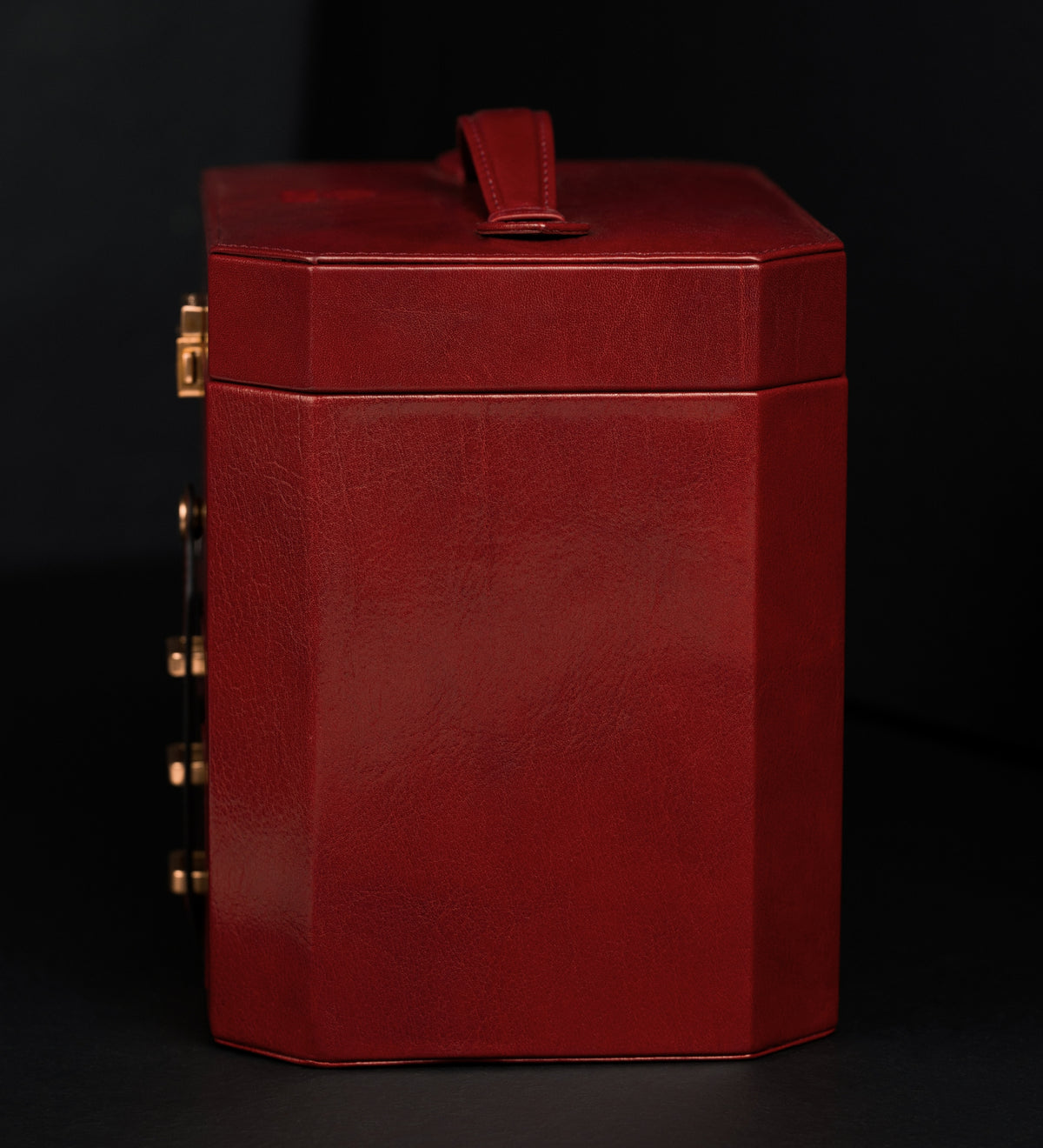 Large Leather Jewelry Box for Women - A Handful of Dust
