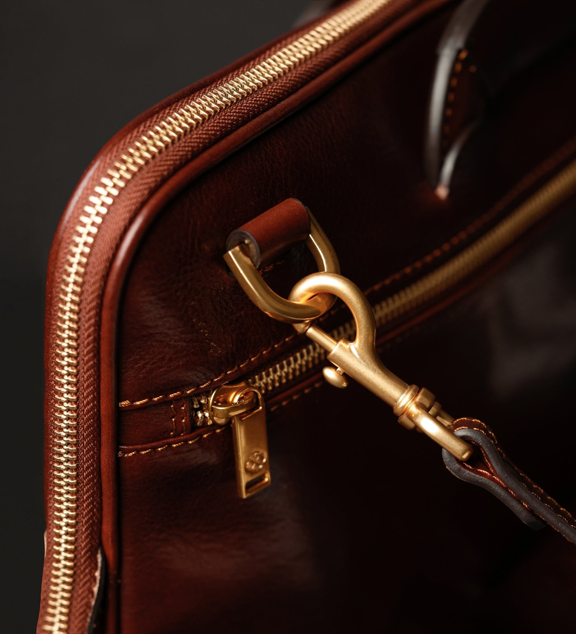 Womens Leather Briefcase Laptop Bag - Brave New World