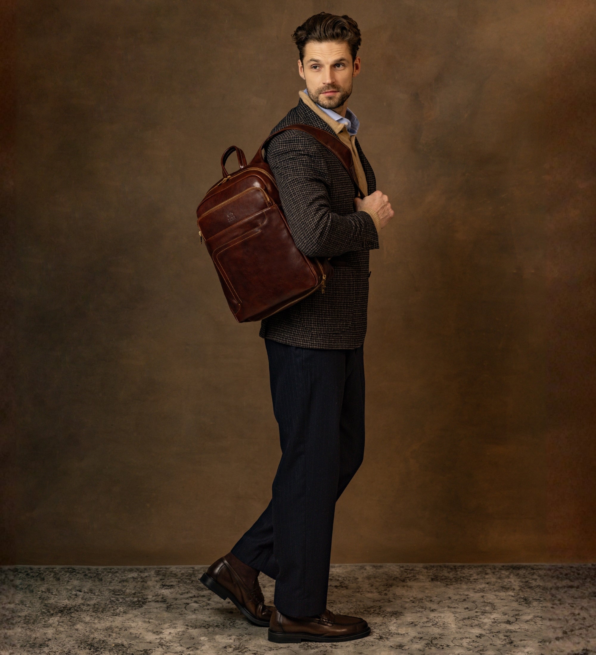 Large Leather Backpack - L.A. Confidential – timeresistance.com