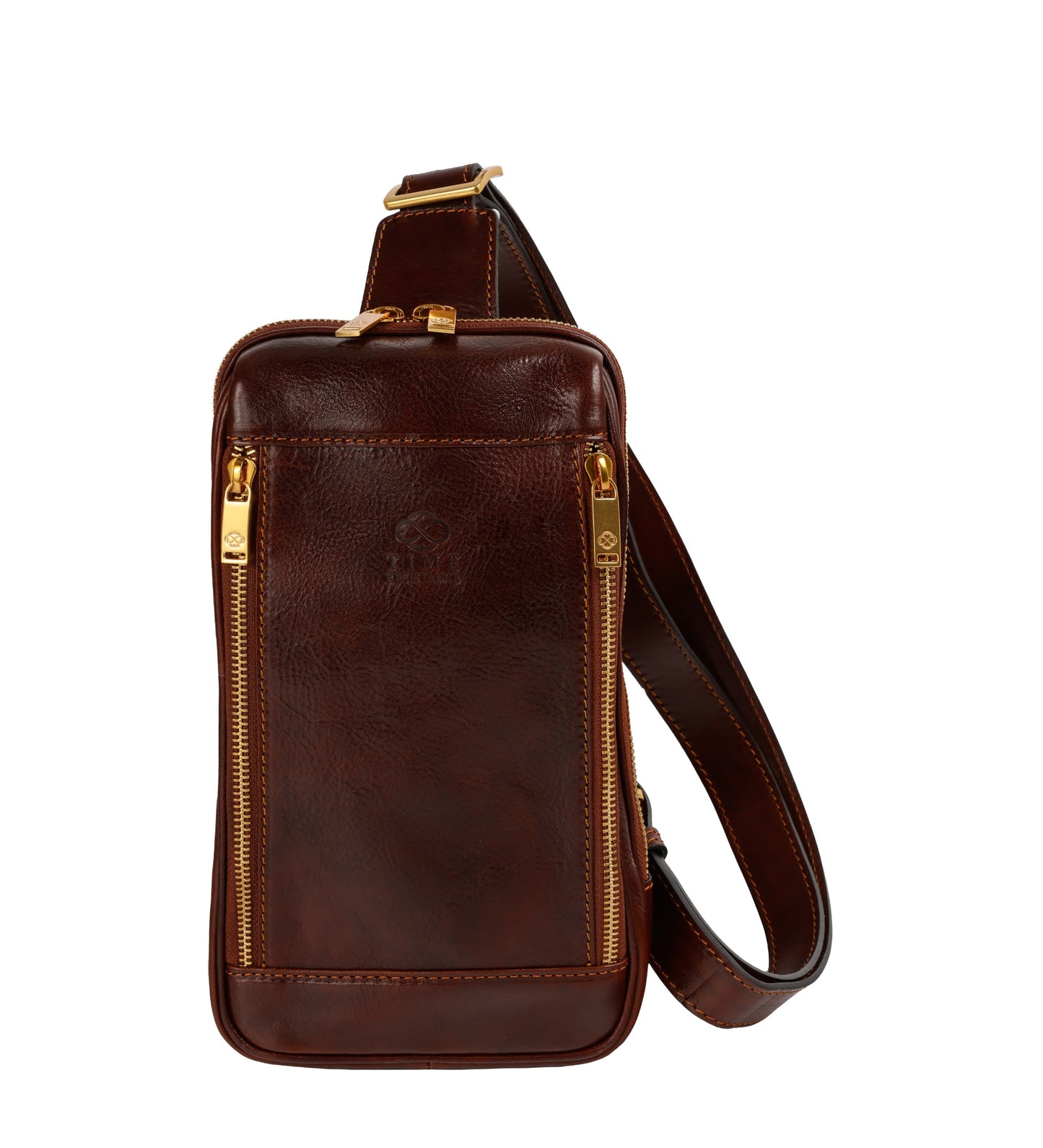 Leather Sling Bag Chest Bag - Kim