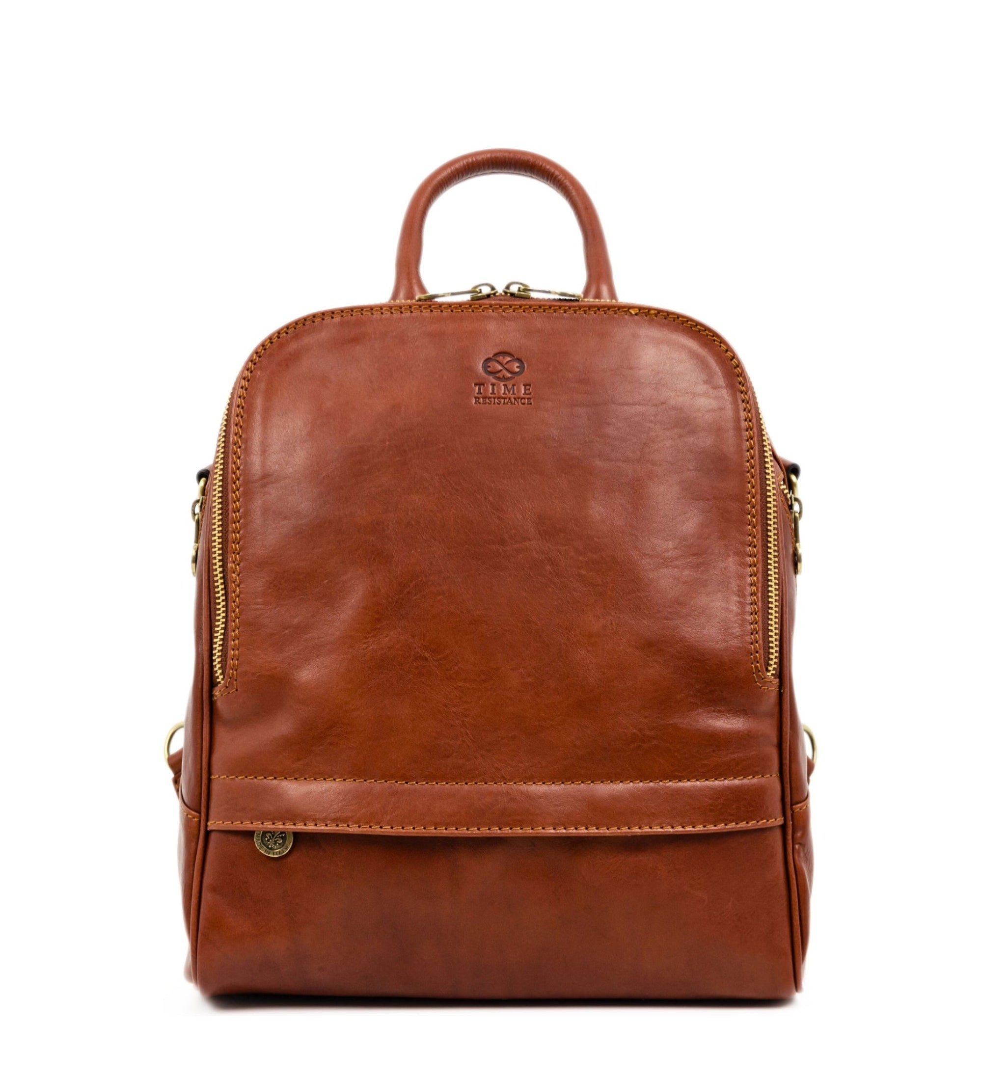 Top Malatesta Leather Backpack Convertible Bag