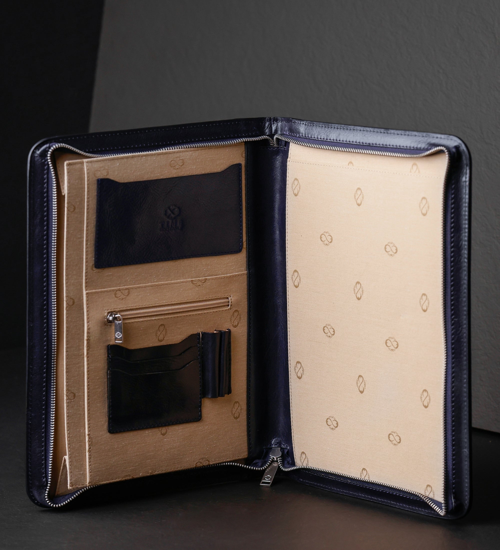 Leather A4 Documents Folder Organizer - Candide