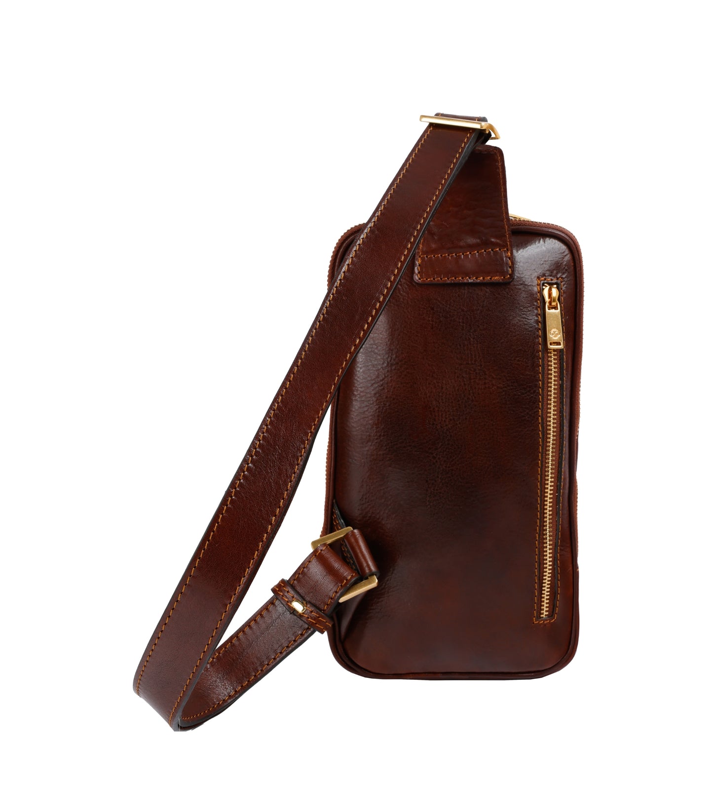 Leather Sling Bag Chest Bag - Kim