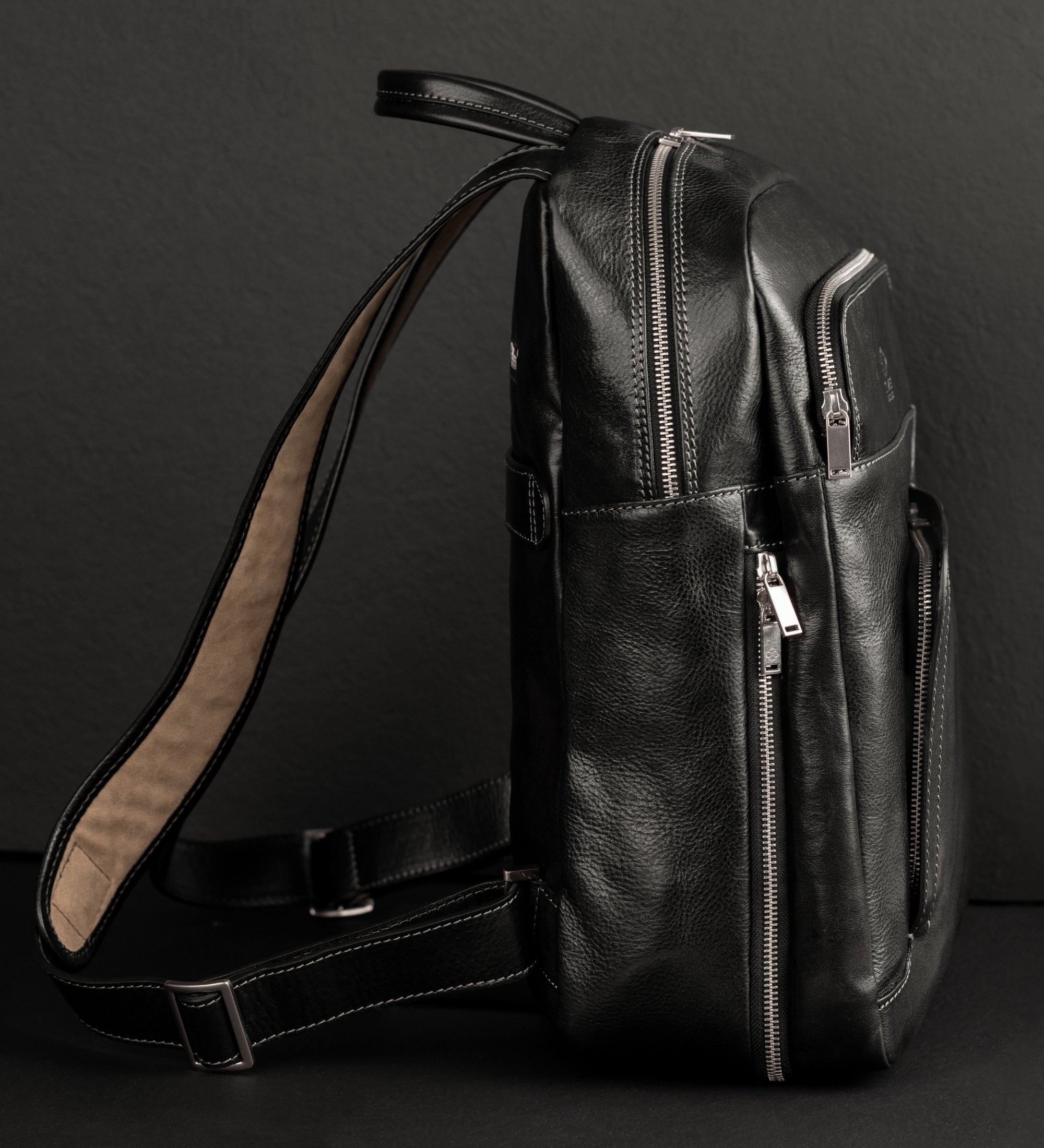 Leather Travel Backpack for Women - L.A. Confidential