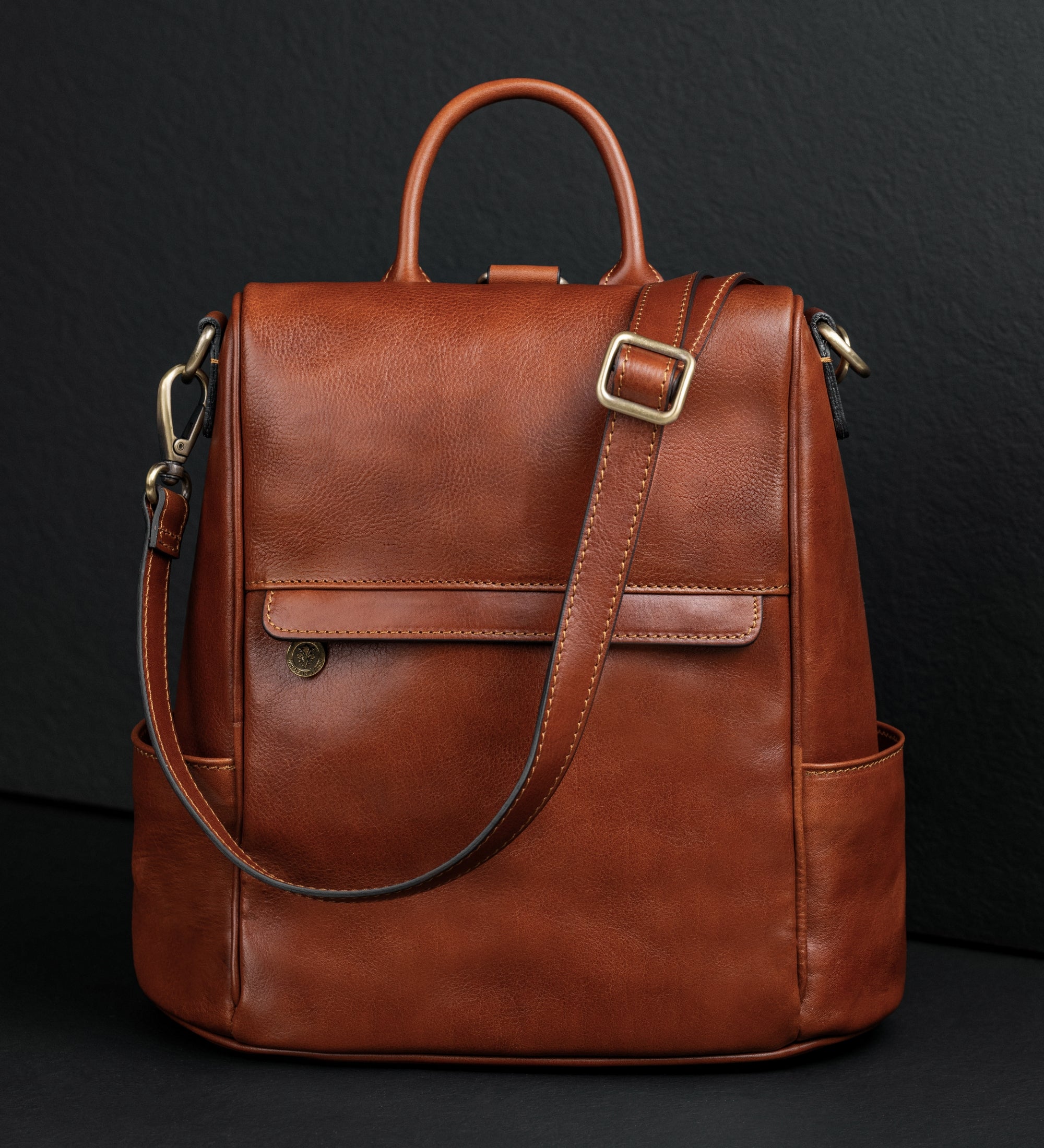 convertible backpack purse leather brown and black Cognac Shoulder Bag 6.5” TOTE STRAP DROP ZeL Pound Test:80# Flyfishing for Bluegills |