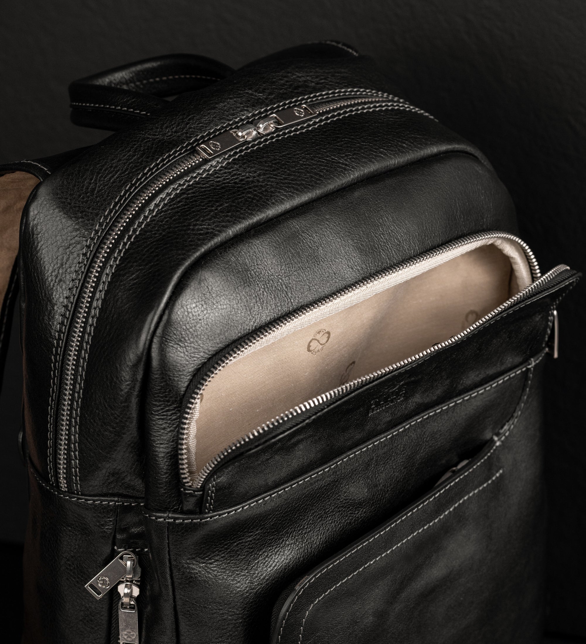 Leather Travel Backpack for Women - L.A. Confidential